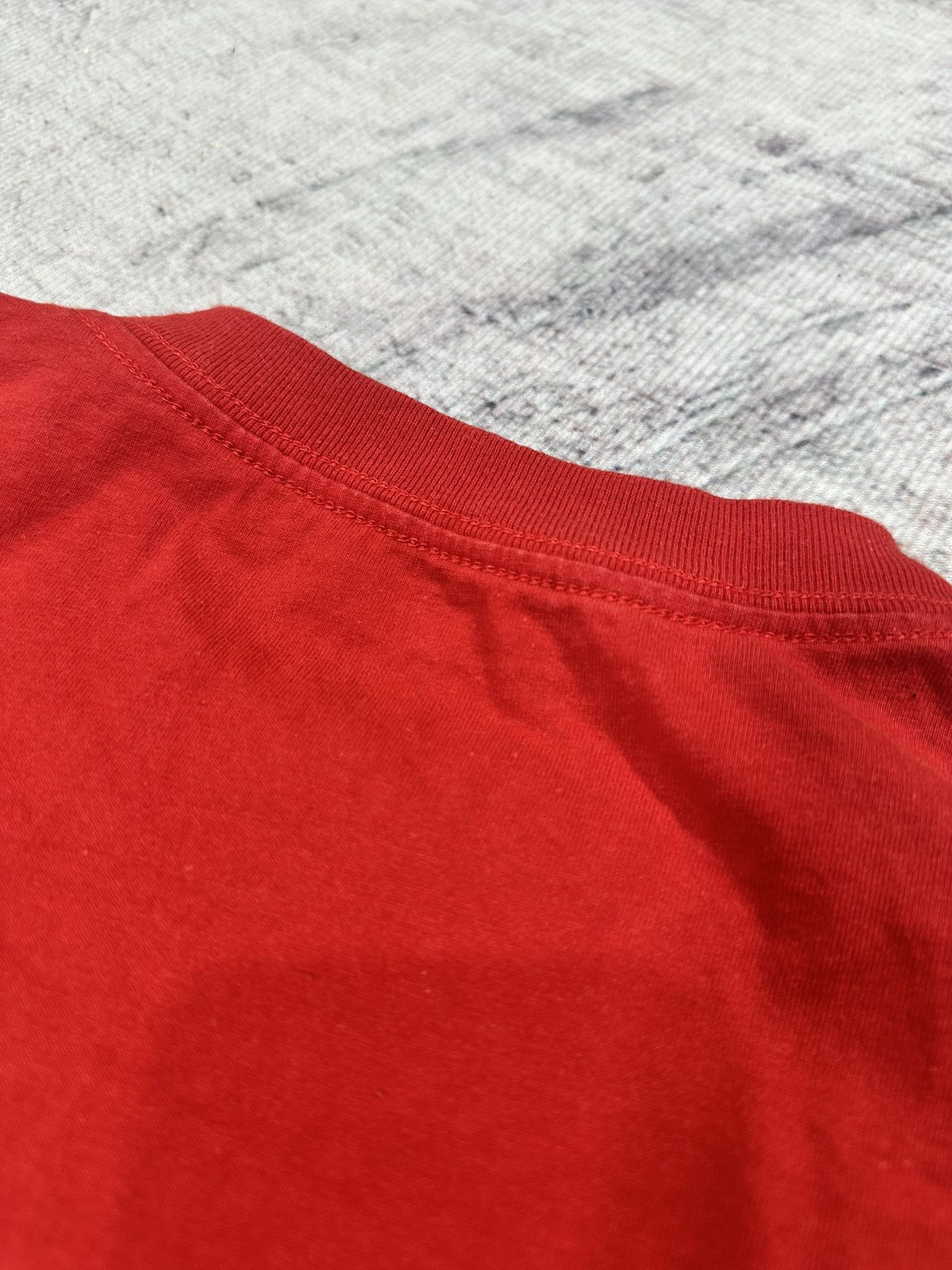 Balenciaga Balenciaga T-Shirt BB Logo Print Red Cotton Size M / US 6-8 / IT 42-44 - 9 Thumbnail