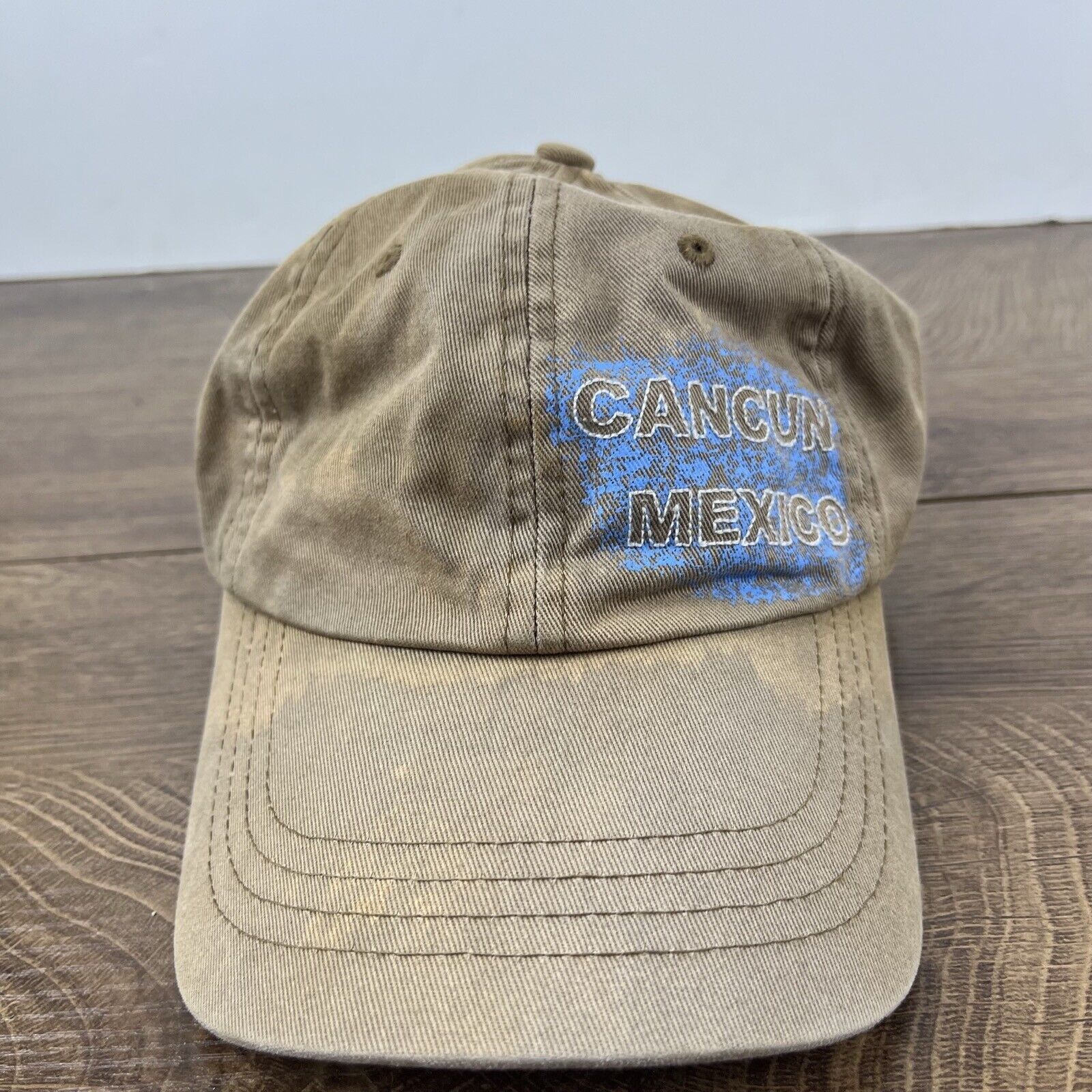 Other Cancun Mexico Hat Cancun Cap Hat Brown Cap Adjustable Brown Size ONE SIZE - 4 Thumbnail