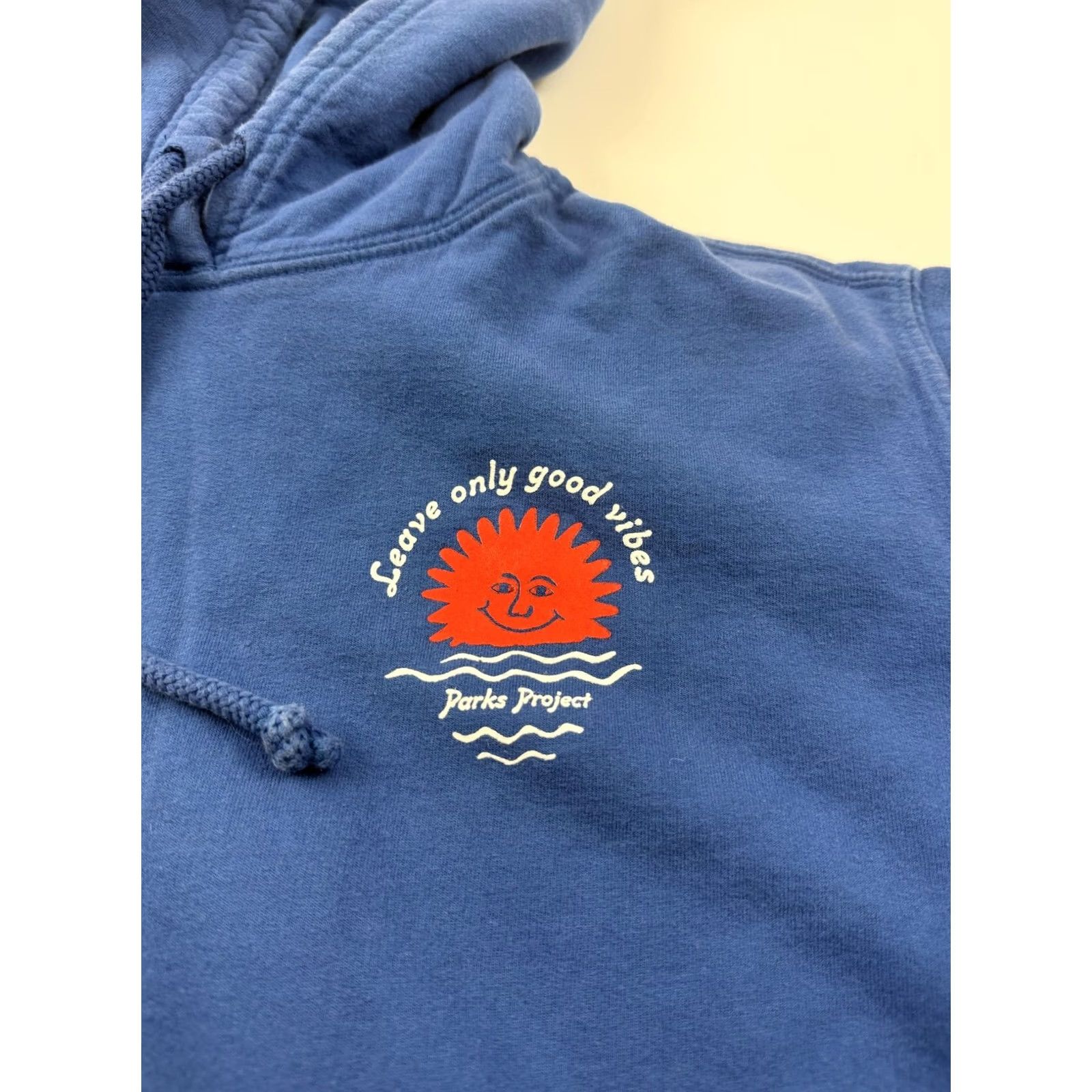 Parks Project Parks Project Hoodie Sweatshirt Mens Small Blue Fleece Pullover Good Vibes Size US S / EU 44-46 / 1 - 2 Thumbnail