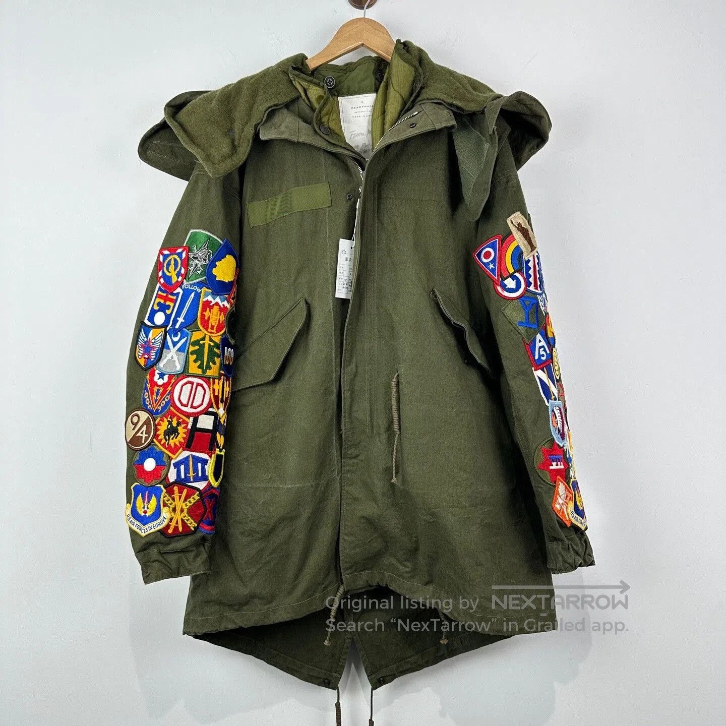 Japanese Brand Long Fishtail Parka with Detachable Lining. Size US M / EU 48-50 / 2 - 1 Thumbnail