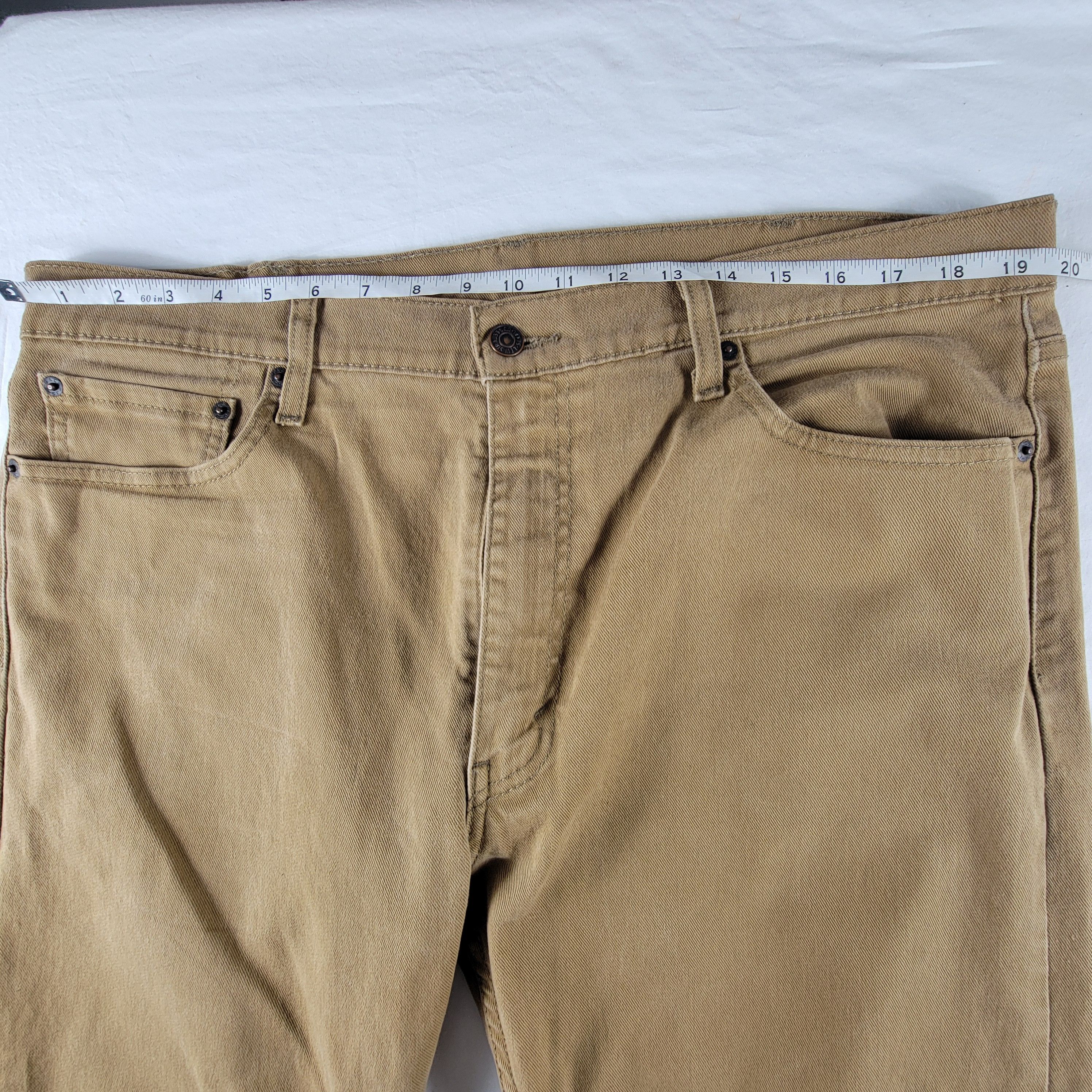 Levi's Levi's tan 513 khaki denim jeans Size 38" Size US 38 / EU 54 - 7 Thumbnail