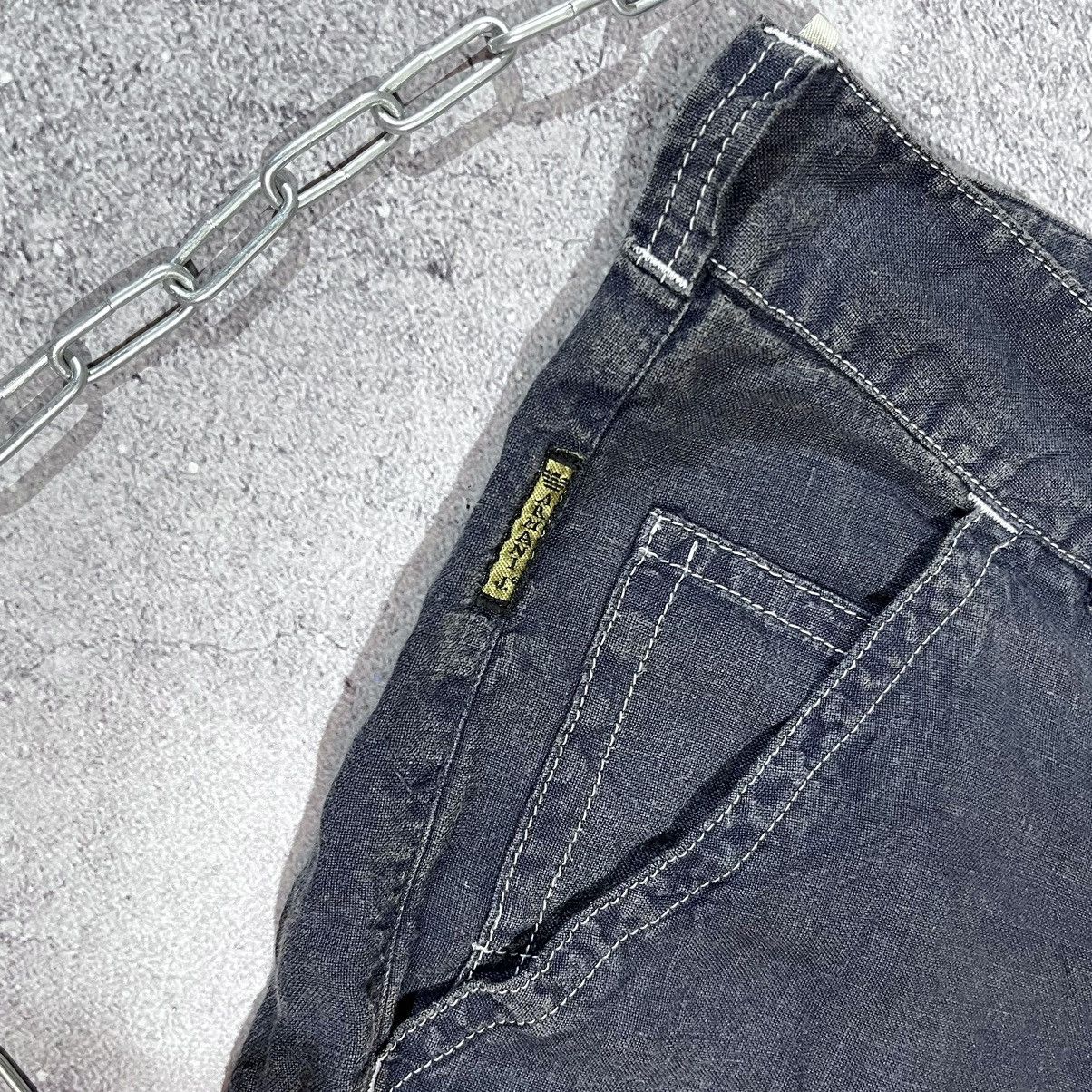 Armani Very Rare Vintage 90’s Armani Hemp Linen Pants Cargo Size 34 Size US 34 / EU 50 - 9 Thumbnail