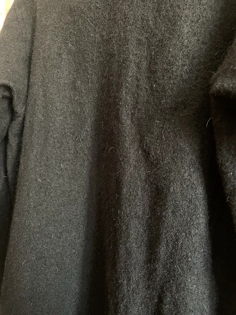 Y's Y's Black Compression Wool Dress Size ONE SIZE - 5 Thumbnail