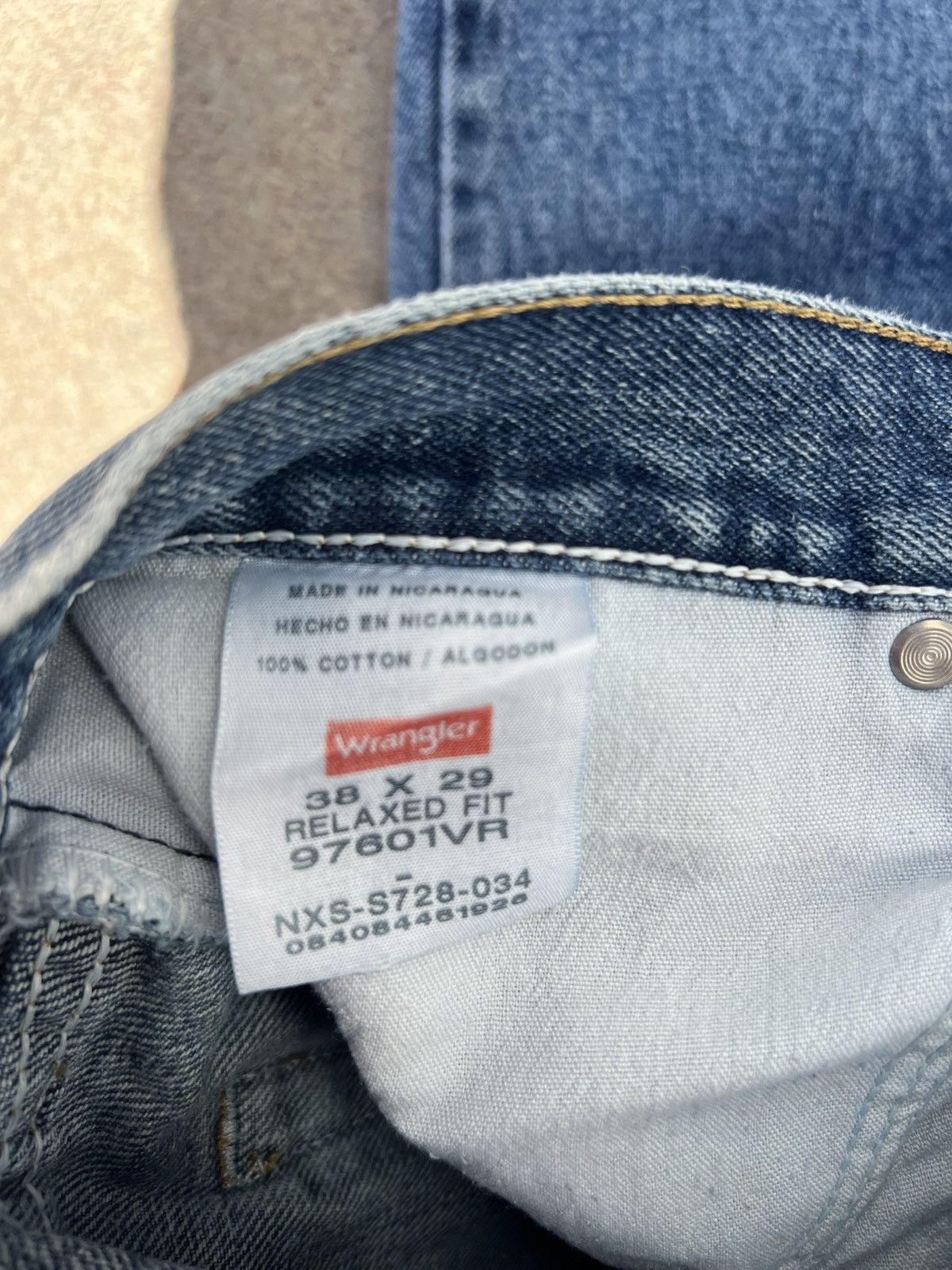 Wrangler Vintage blue wrangler jeans 38x29 Size US 38 / EU 54 - 4 Thumbnail