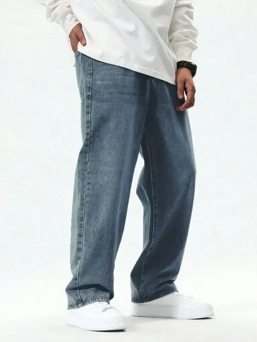 Japanese Brand × Vintage Baloon Skate Baggy Denim Jeans Loose 2000s Size US 34 / EU 50 - 2 Thumbnail