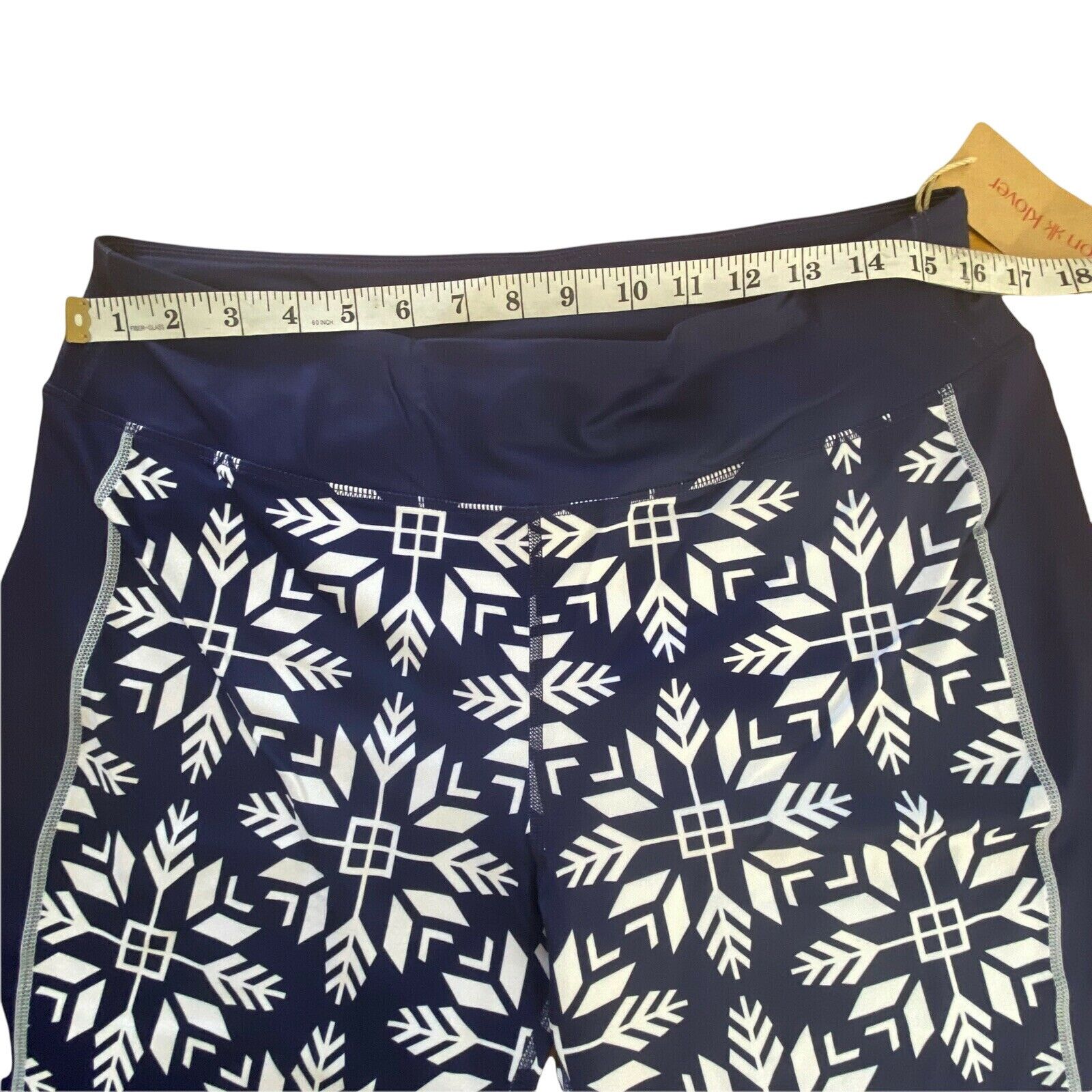 Designer Krimson Klover Nordic Snowflake Legging Base Layer Bottom W' Size 32" / US 10 / IT 46 - 4 Thumbnail