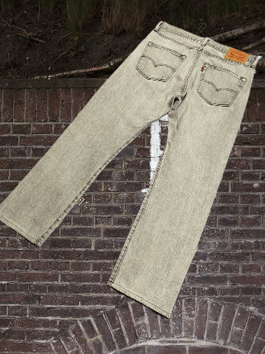 Levi's × Vintage Vintage 90s Levis 501 Light Wash Jeans Size US 33 - 1 Thumbnail