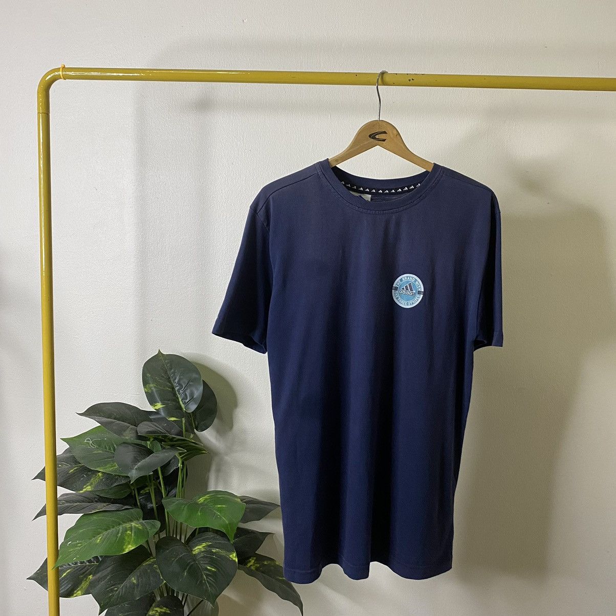 Adidas Vintage 1990s Adidas Big Logo T Shirt Size US M / EU 48-50 / 2 - 7 Thumbnail