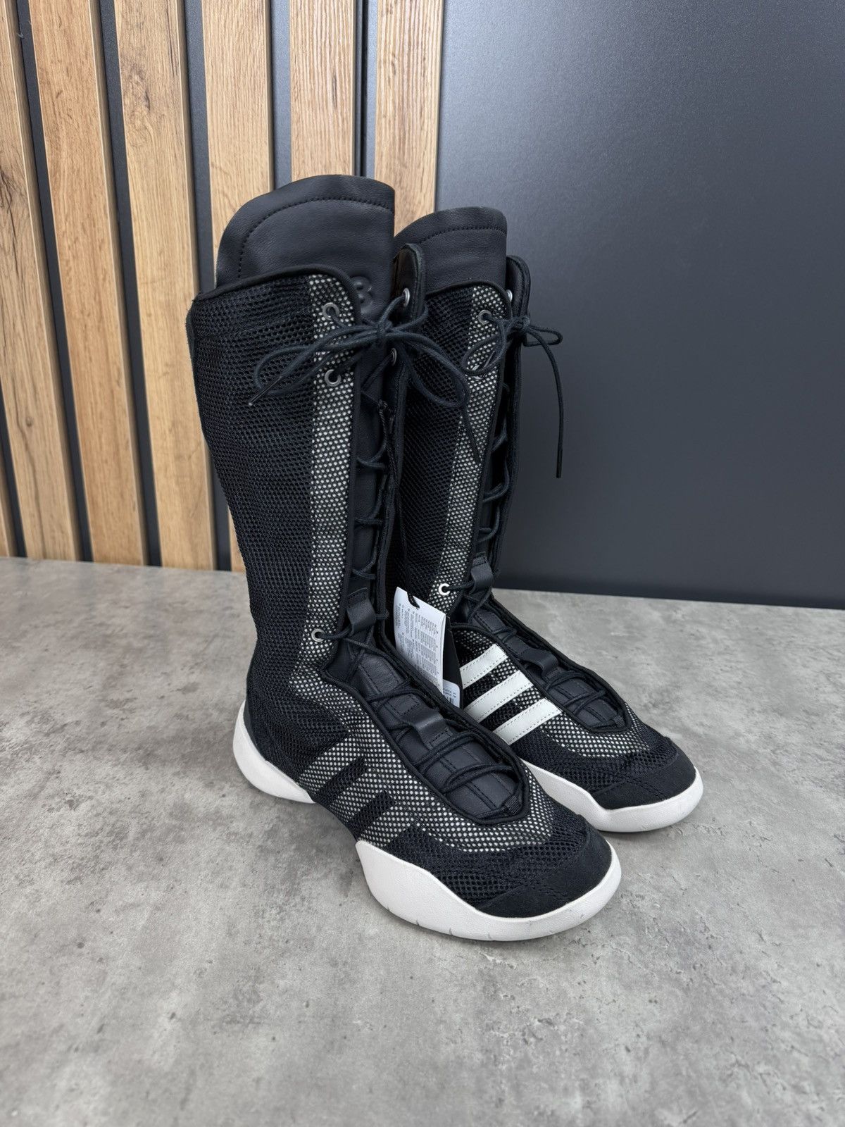 Adidas Adidas Y-3 Regu Boot Black/Talc Size 37 1/3 Size US 6.5 / IT 36.5 - 3 Thumbnail