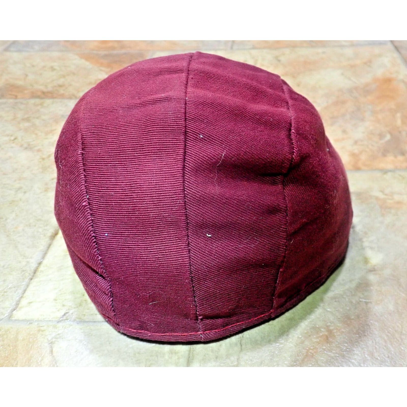 Vintage Vintage Men's Baseball Cap Hat 70s 80s Fitted Insulated Waterproof Fishing Hunting Burgundy Size 6 7/8 Size ONE SIZE - 6 Thumbnail