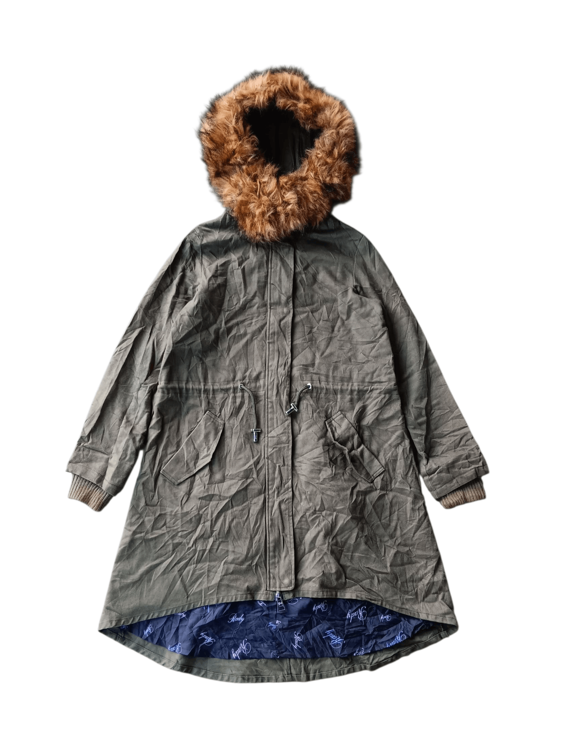 Japanese Brand Rady fur parka jacket Size S / US 4 / IT 40 - 1 Thumbnail