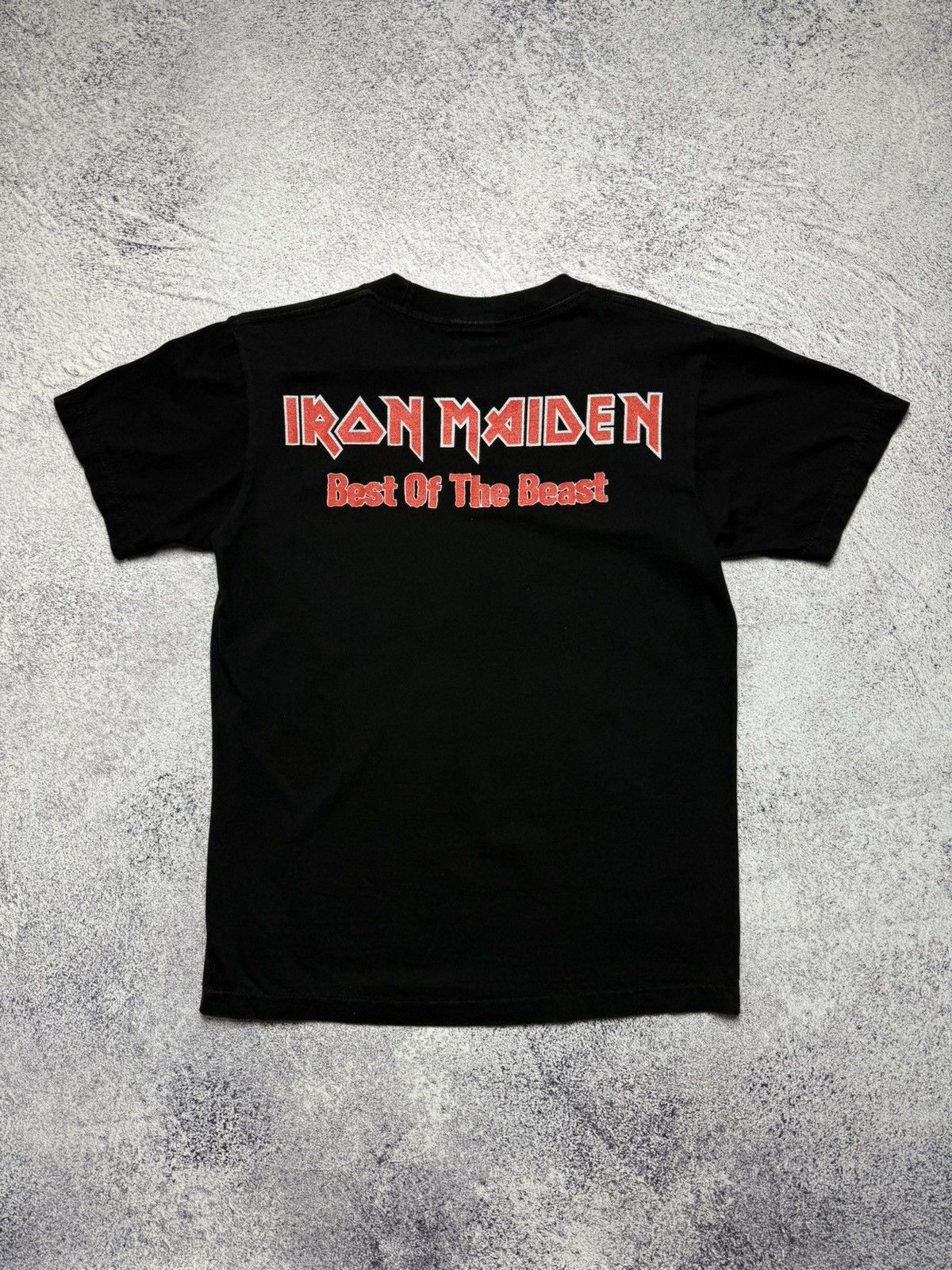 Band Tees Vintage 90s Iron Maiden T-shirt Best Of The Beast Heavy Rock Size US M / EU 48-50 / 2 - 2 Thumbnail