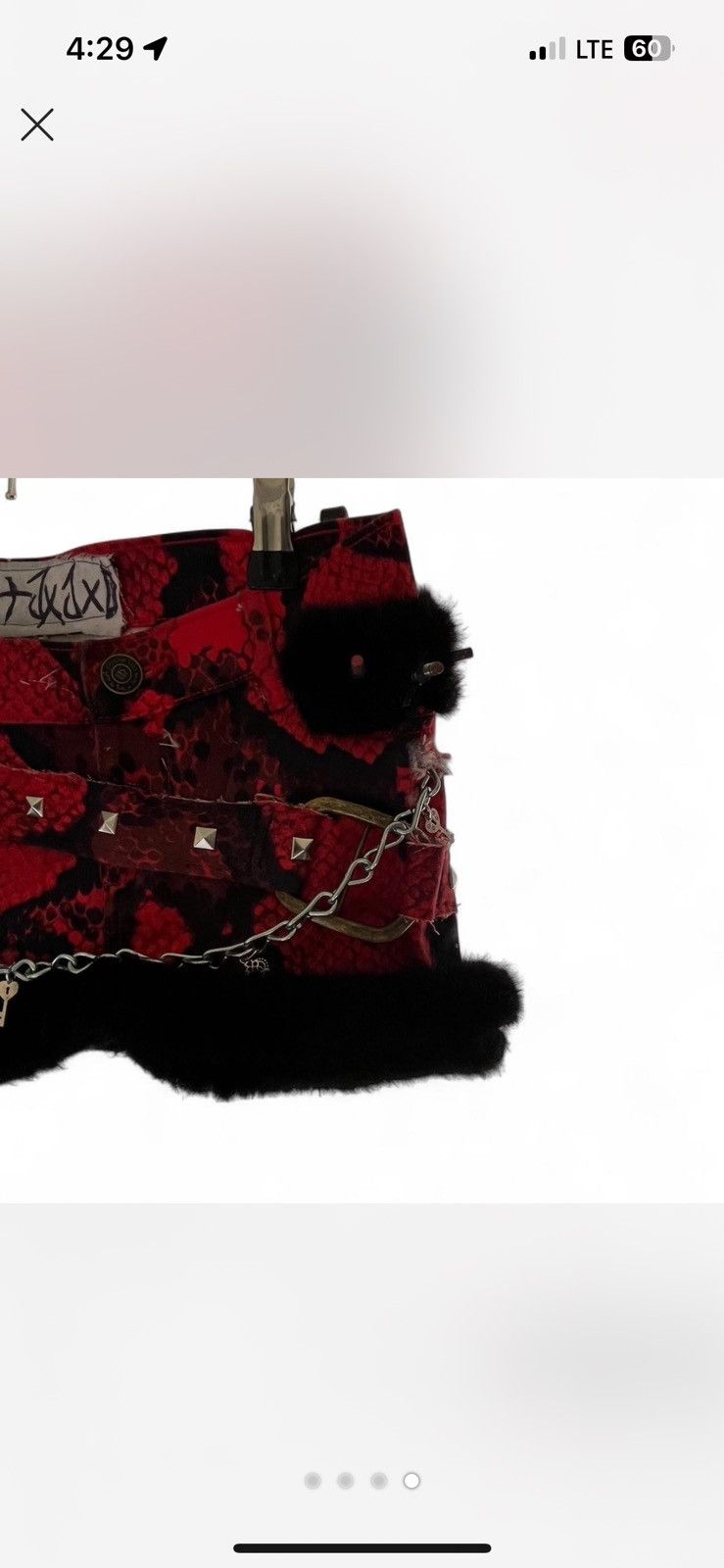 Designer × Other × Tripp NYC Red python Size 28" / US 6 / IT 42 - 3 Thumbnail