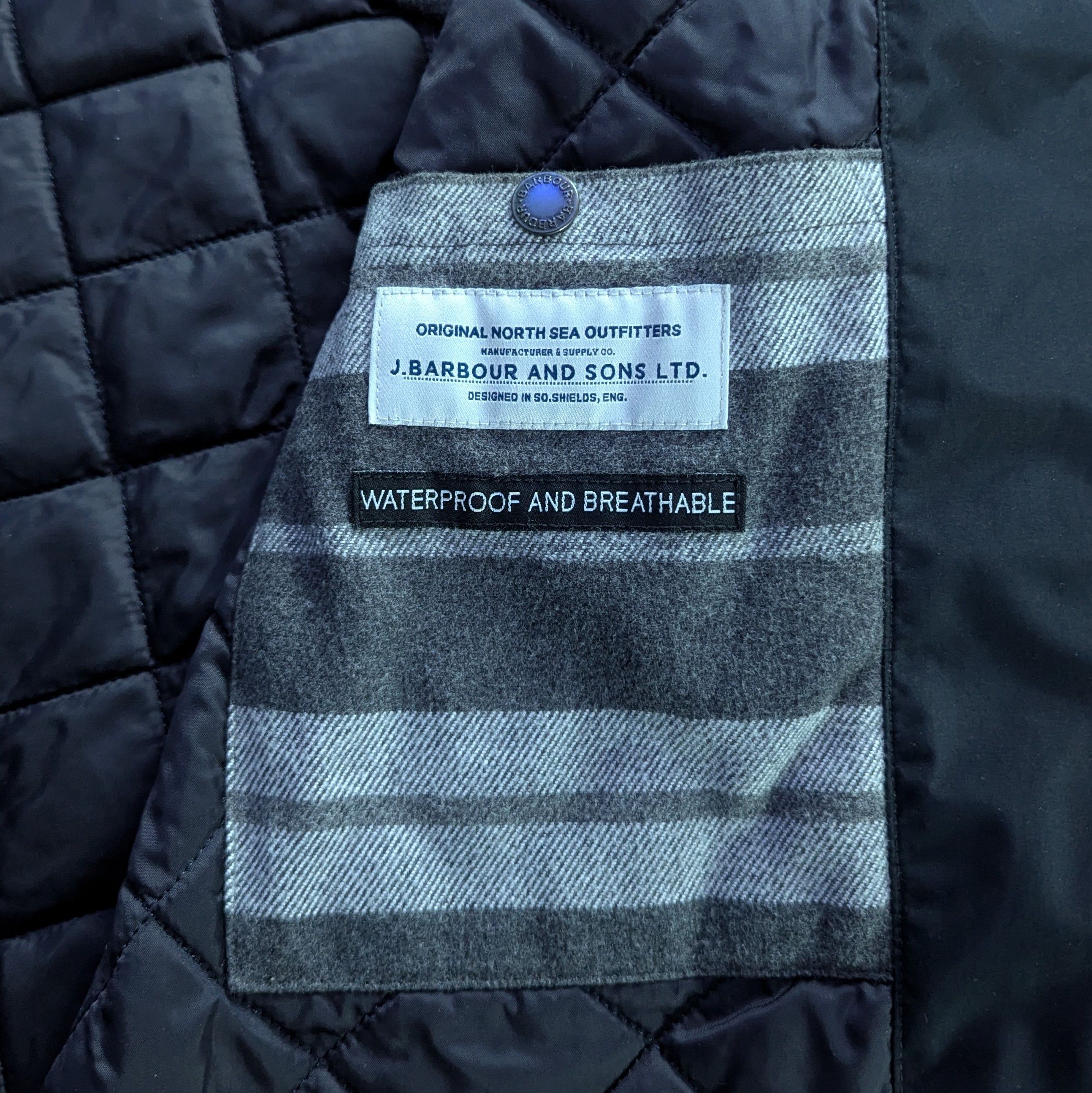 Barbour Barbour Peak Jacket Waterproof And Breathable Size M Black Size US M / EU 48-50 / 2 - 12 Thumbnail