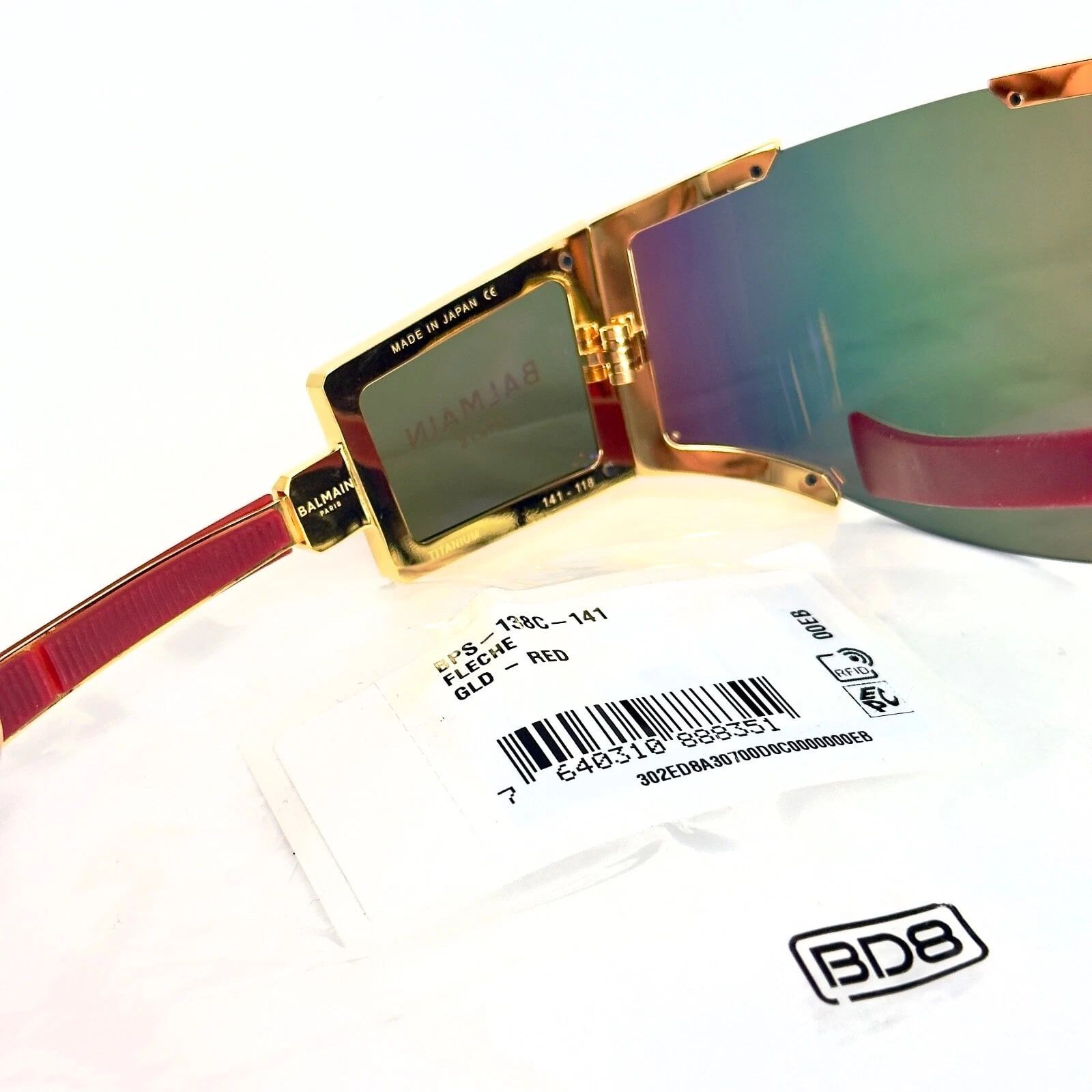 Balmain BALMAIN FLECHE BY AKONI BPS138 Titanium BPS 138C Sunglasses Size ONE SIZE - 2 Thumbnail