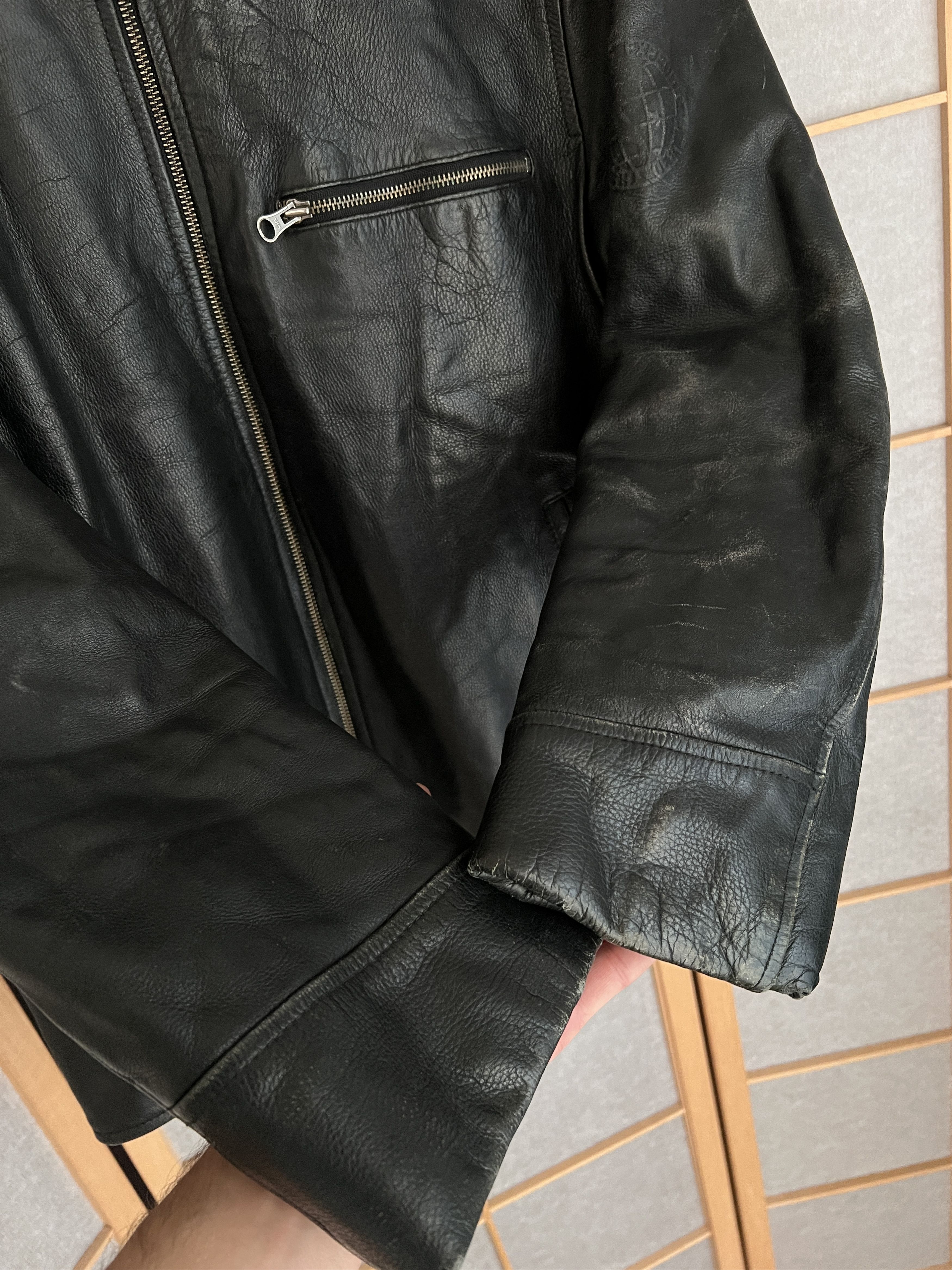 Genuine Leather 14th Addiction Yohji Yamamoto style leather jacket LGB Boxy Size US S / EU 44-46 / 1 - 16 Thumbnail