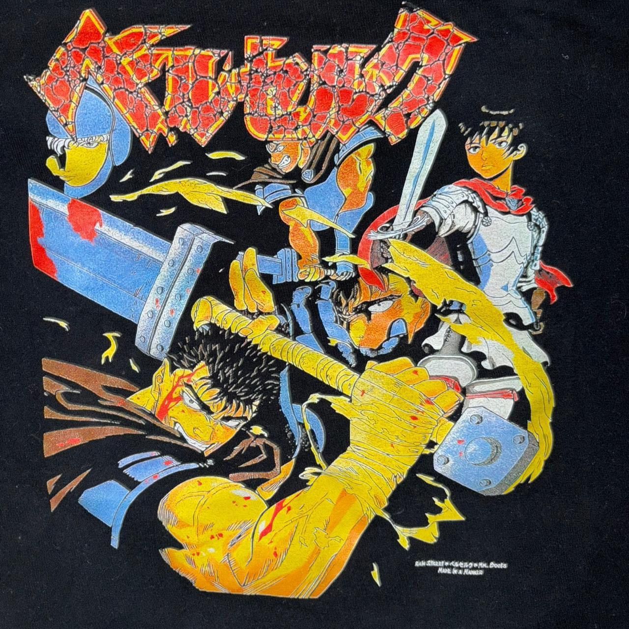 Japanese Brand × Vintage Berserk Anime T-shirt Graphic - Size L Size US L / EU 52-54 / 3 - 2 Thumbnail