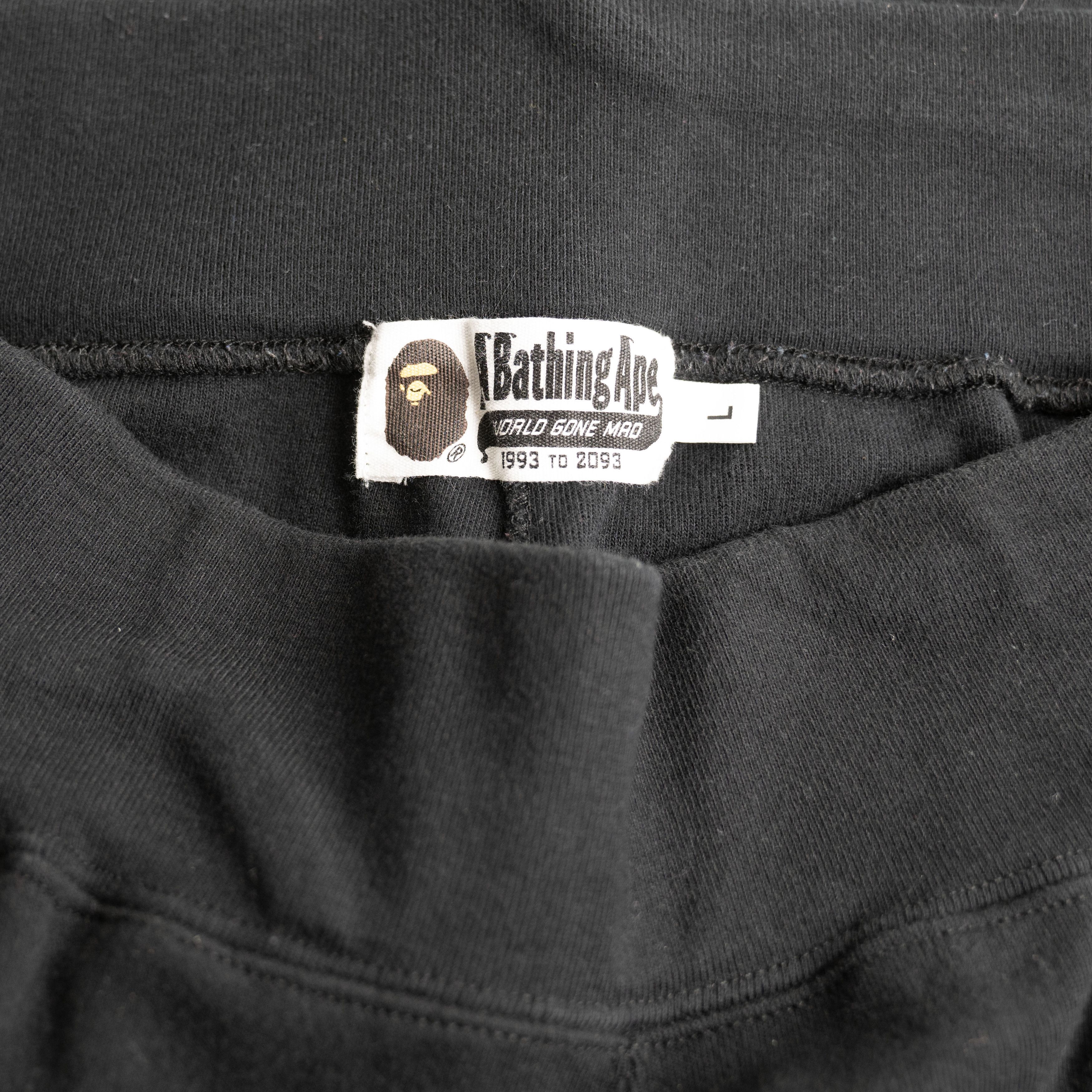 Bape Bape Black Double Shark Shorts Size US 32 / EU 48 - 3 Thumbnail