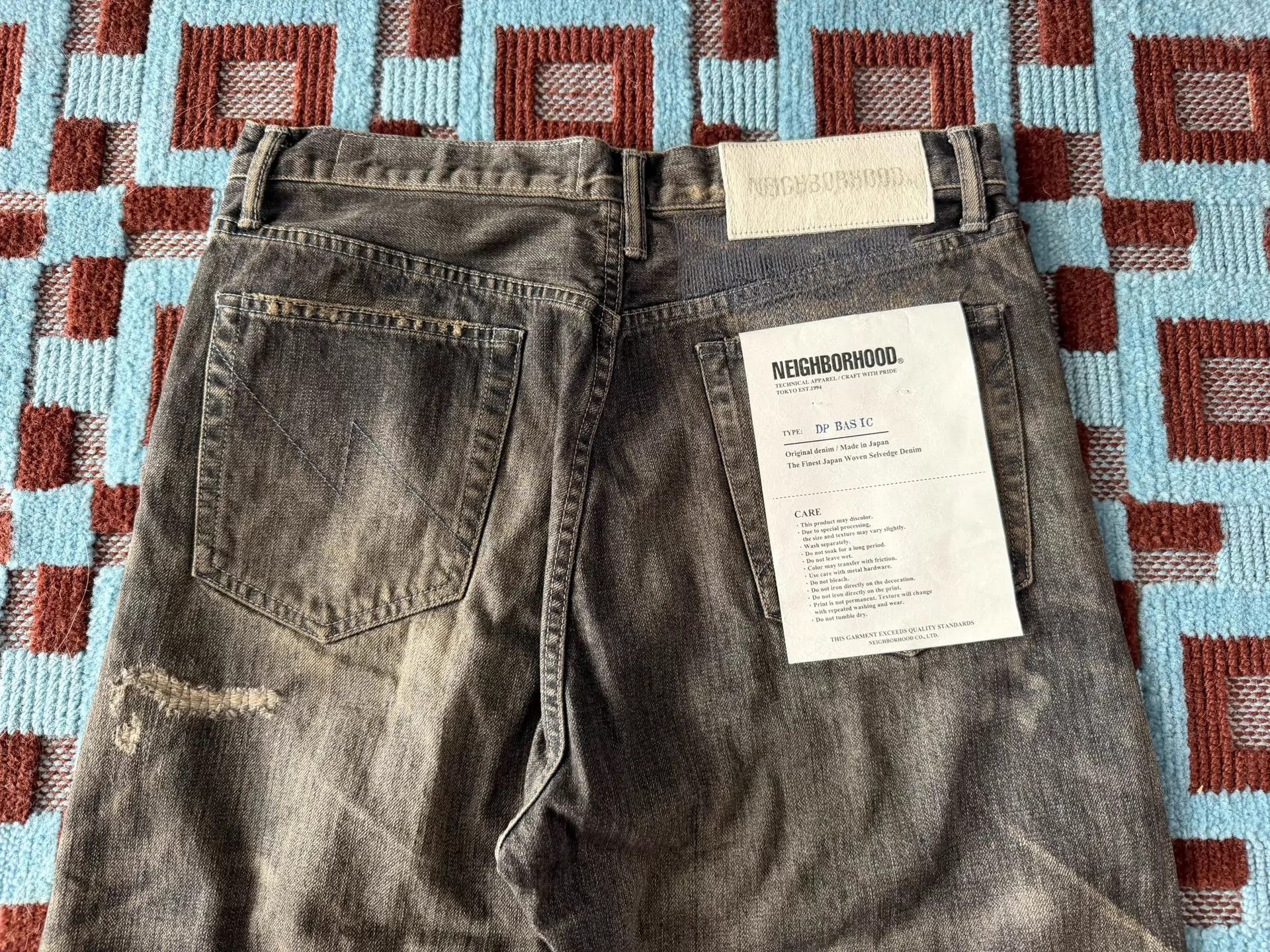 NEIGHBORHOOD 24SS SAVAGE DENIM DP Basic Washed Jeans
