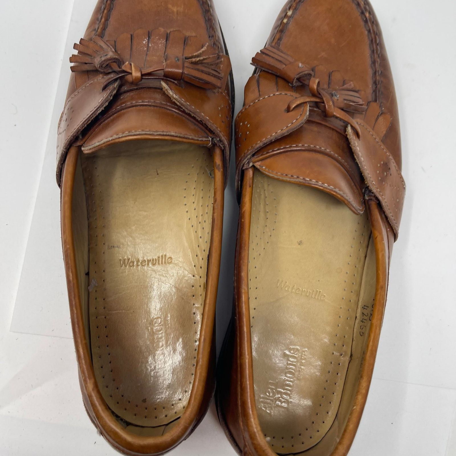 Allen Edmonds Allen Edmonds Waterville Mens Brown Tassel Loafers Shoe 10.5 Size US 10.5 / EU 43-44 - 7 Thumbnail