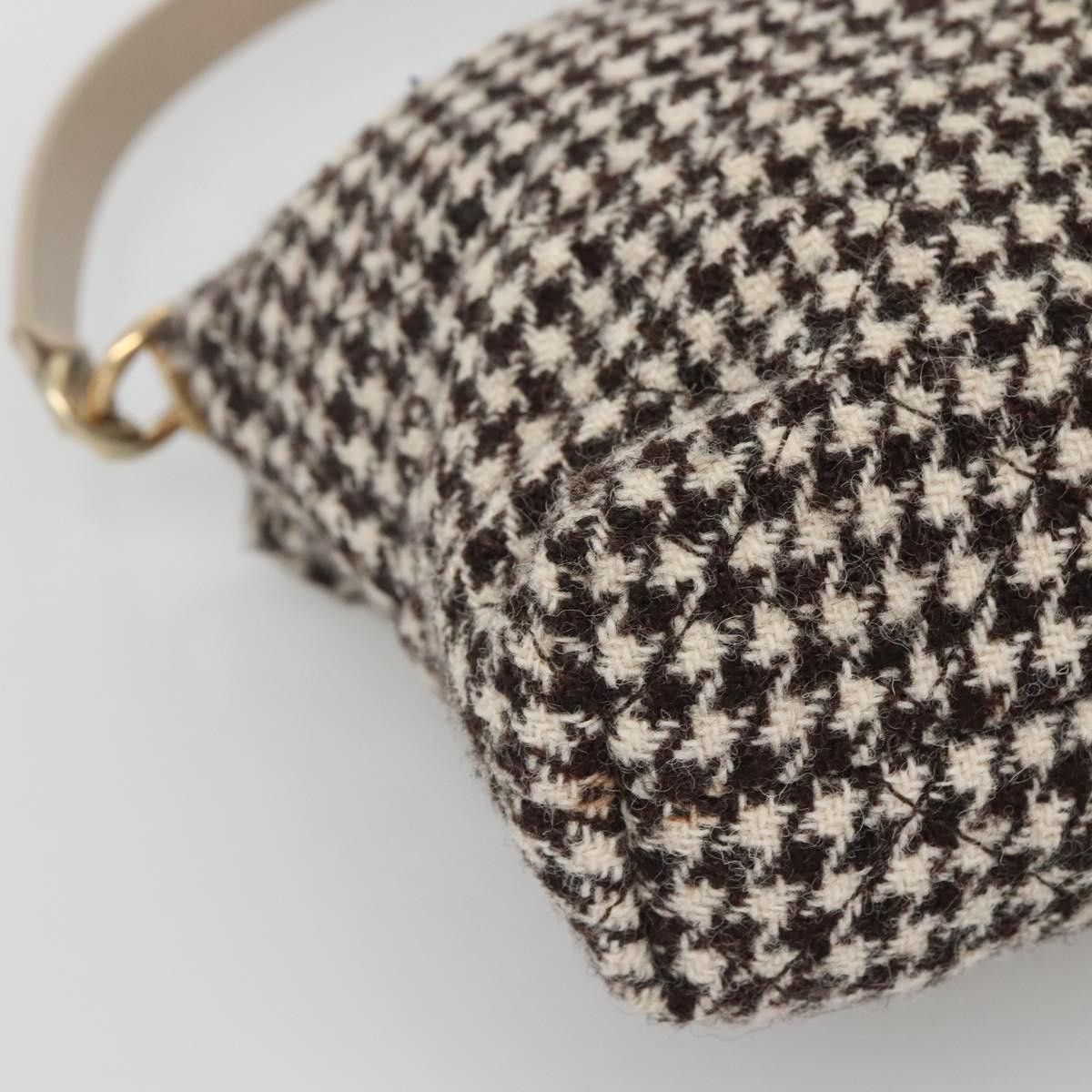 Chanel CHANEL Matelasse Shoulder Bag Wool Gray Gold CC Size ONE SIZE - 16 Thumbnail