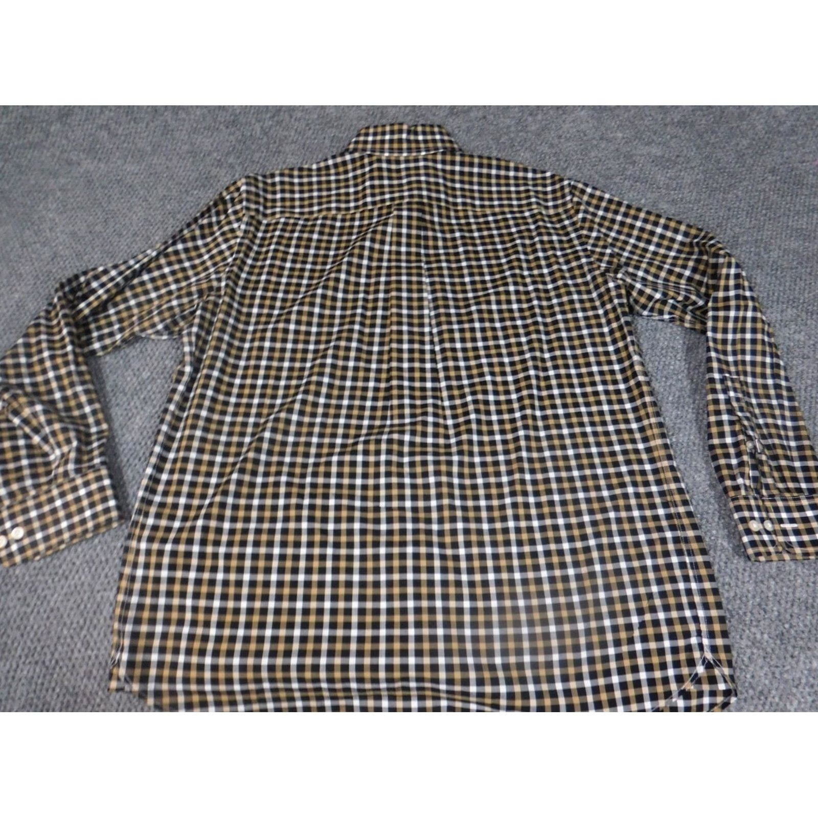 Cremieux Daniel Cremieux Mens Shirt Medium Multicolor Plaid Button-Down Knit Cotton Long Sleeve Regular Button-Up Collared Mens Size US M / EU 48-50 / 2 - 5 Thumbnail
