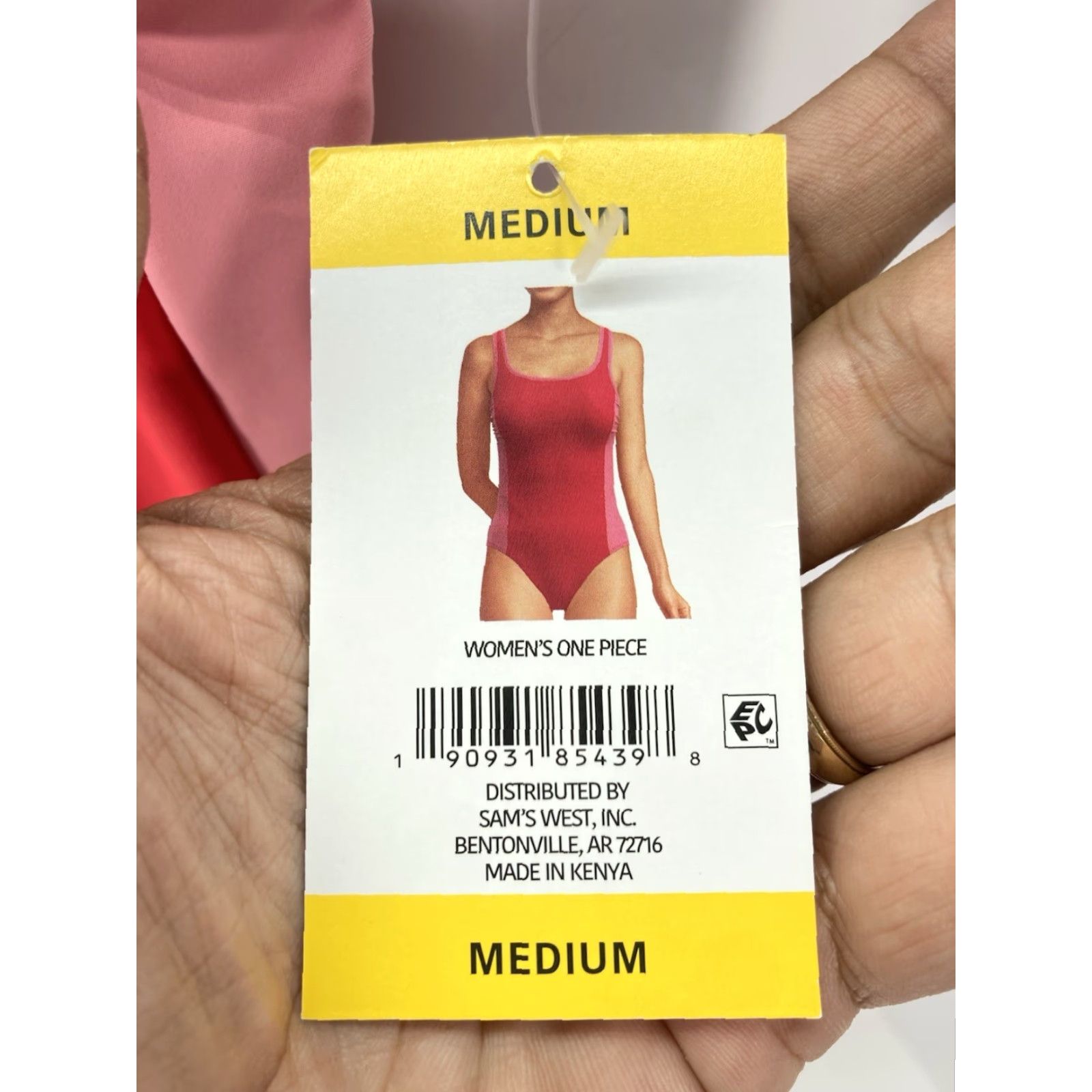 Lands' End Lands' End One Piece Swim Suit Bathing Suit Women M Red Pink Stripe NWT Size M / US 6-8 / IT 42-44 - 5 Thumbnail