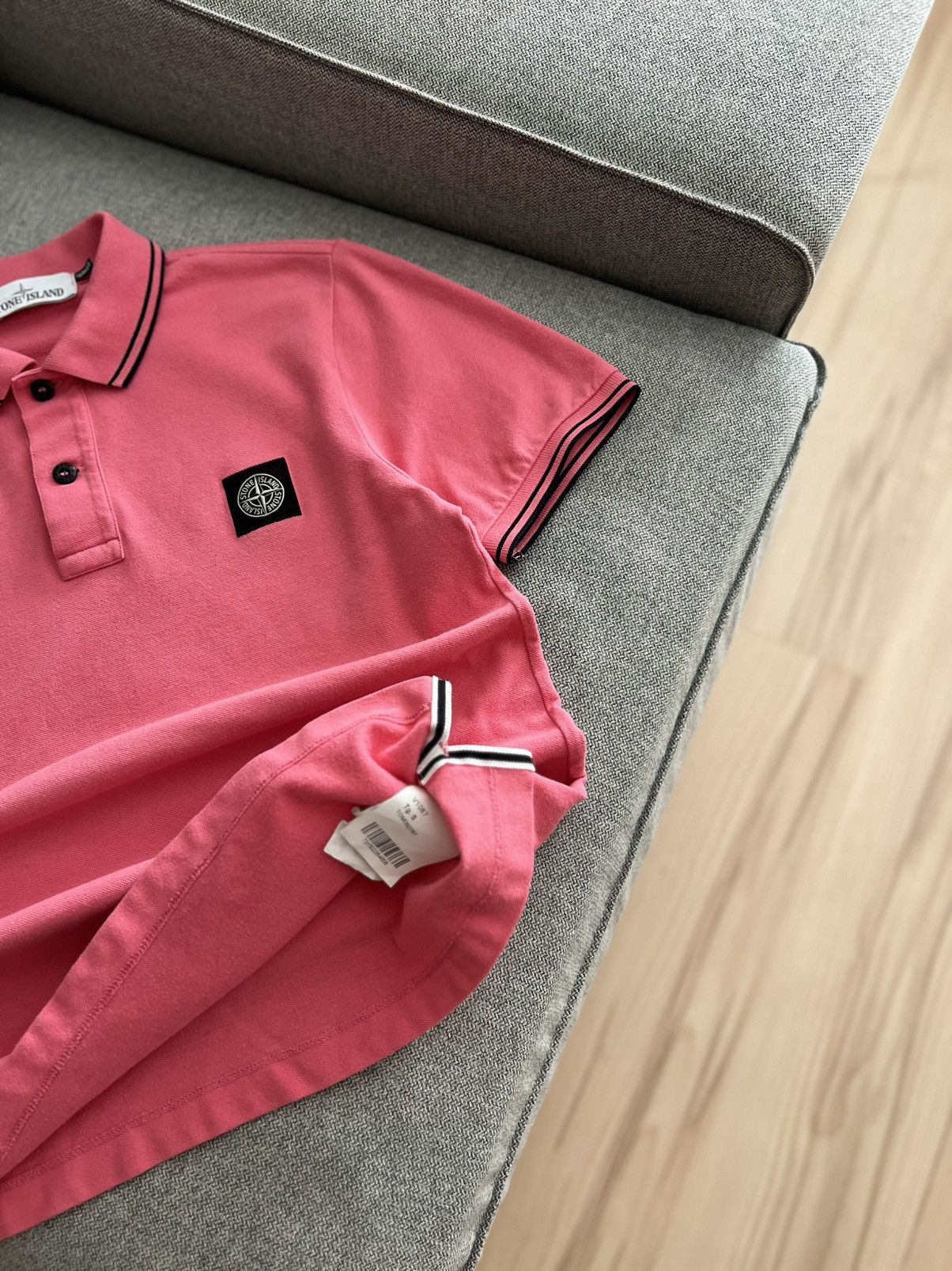 Stone Island Stone Island Pink Polo Shirt Size US S / EU 44-46 / 1 - 7 Thumbnail