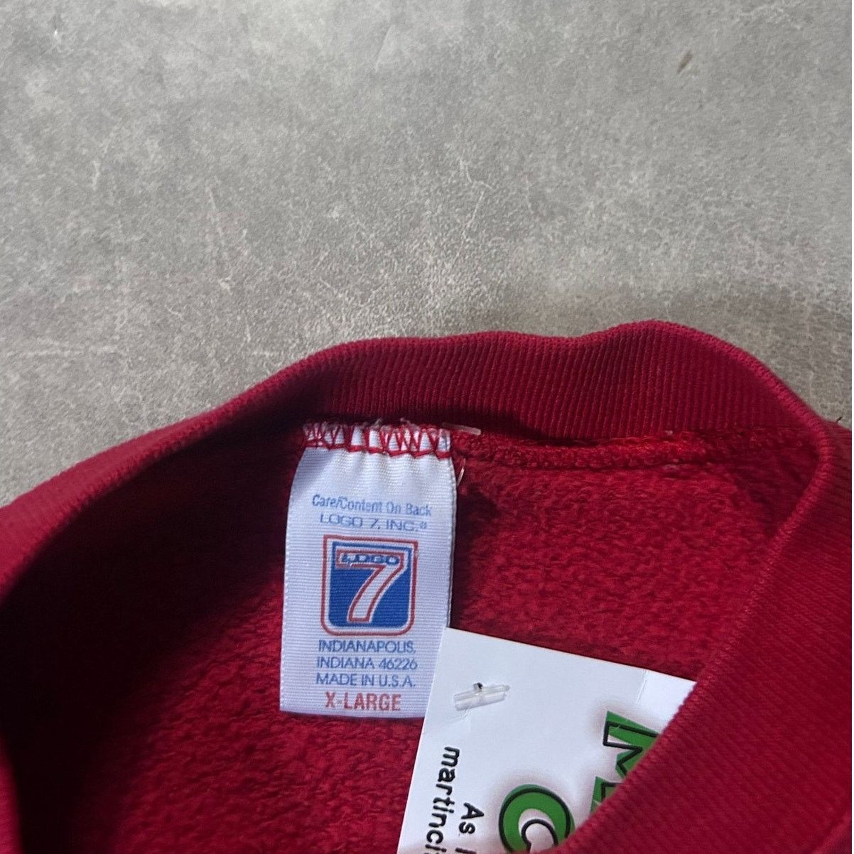 Logo 7 90's Vintage Kansas City Chiefs Embroidered Red Crewneck -XL Size US XL / EU 56 / 4 - 3 Thumbnail