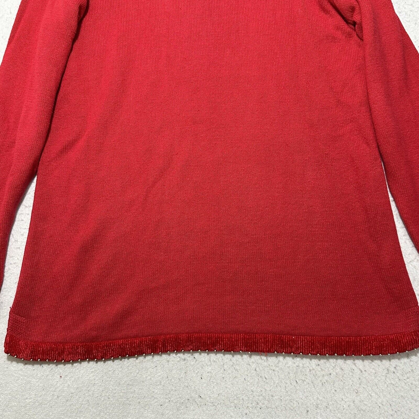 Other Vintage Quacker Factory Large V-Neck Sweater American Flag Size L / US 10 / IT 46 - 11 Thumbnail