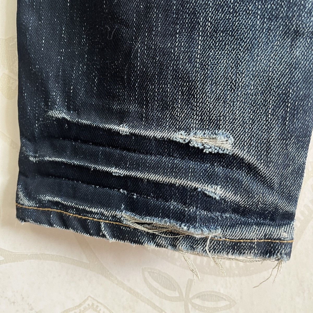 Swagger Acid Wash Faded Black Swagger Buttons Denim Size US 34 / EU 50 - 21 Thumbnail