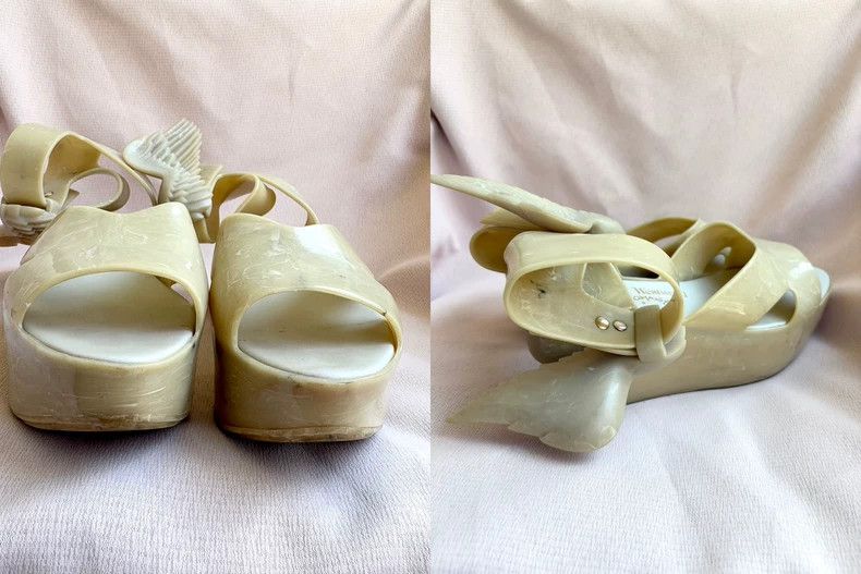 Vivienne Westwood Vivienne Westwood Marble winged rocking shoes Size US 8.5 / IT 38.5 - 6 Thumbnail