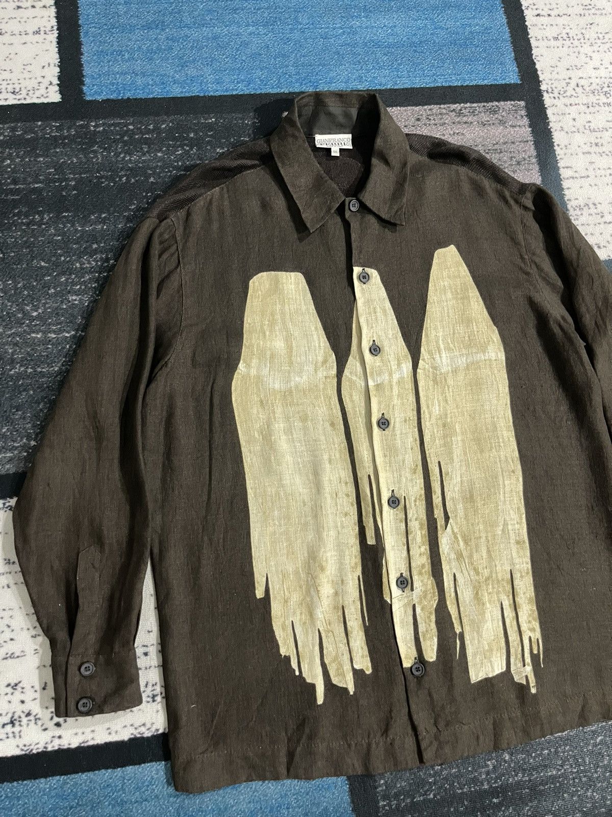Gianfranco Ferre Gianfranco Ferre Button Up Linen Shirt Size US XL / EU 56 / 4 - 4 Thumbnail