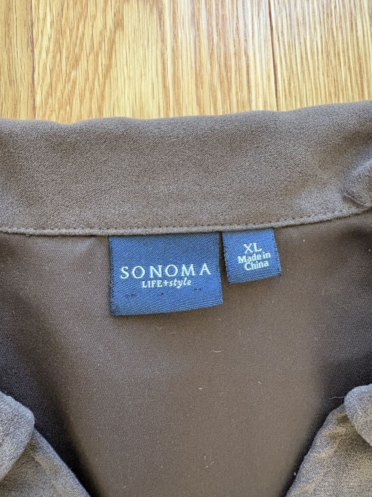 Sonoma Sonoma Life+Style Vintage Y2K Button Up Collared Shirt XL Size XL / US 12-14 / IT 48-50 - 4 Thumbnail