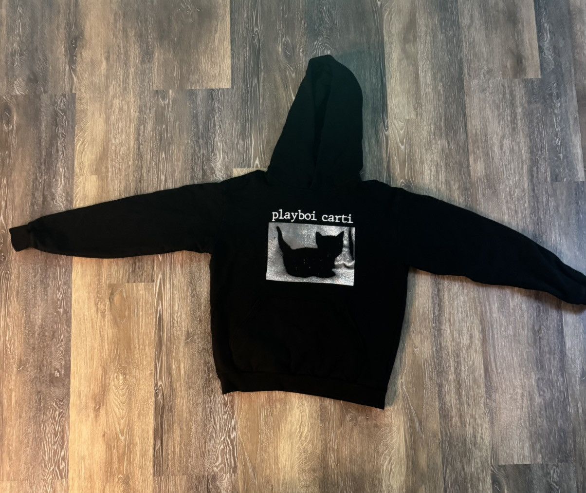 Playboi Carti Playboi Carti Opium Black Cat Hoodie WLR Hoodie Size US XL / EU 56 / 4 - 2 Thumbnail