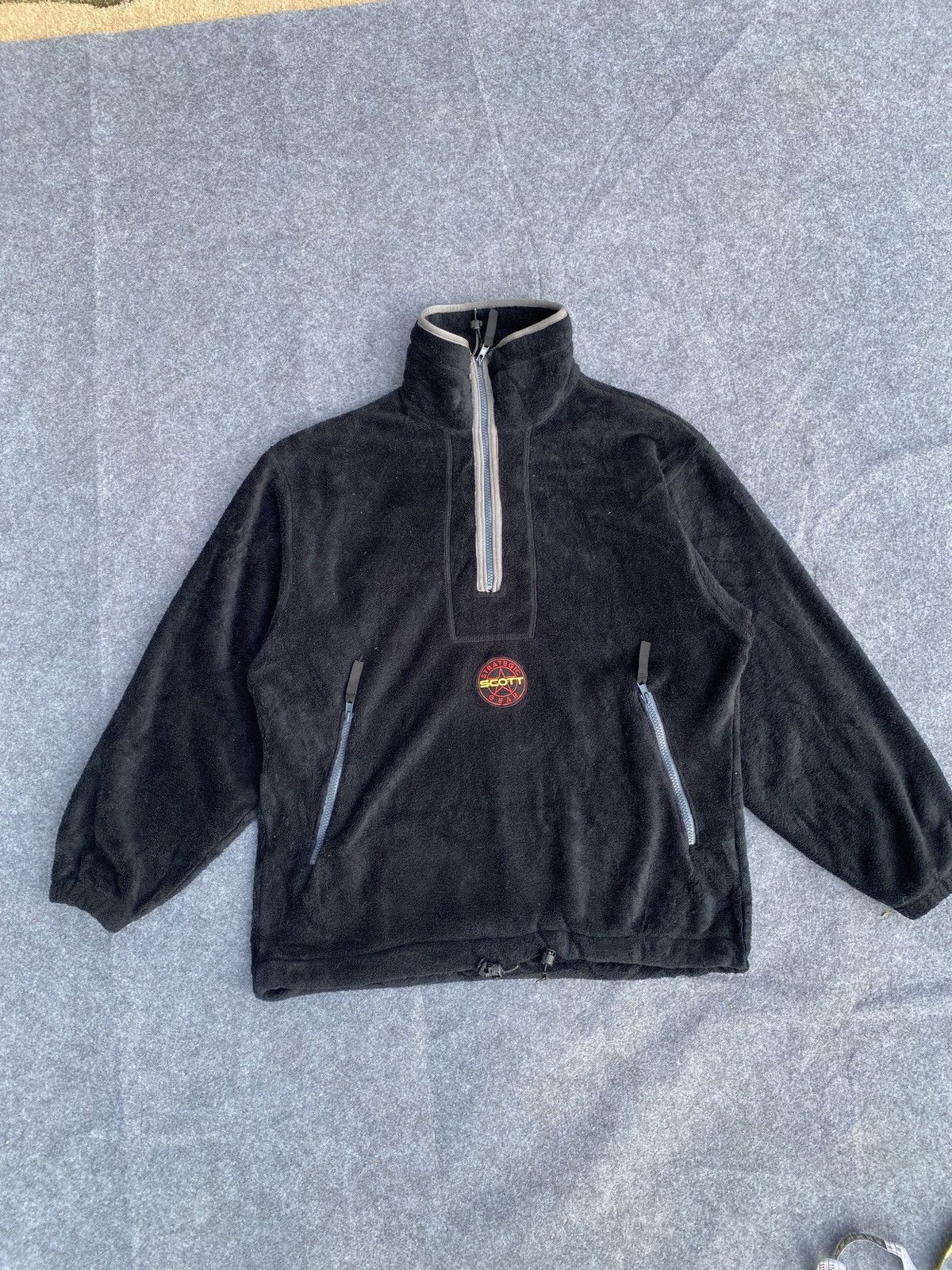 Goldwin × Schott Vintage schott half zipper fleece Size US M / EU 48-50 / 2 - 1 Thumbnail