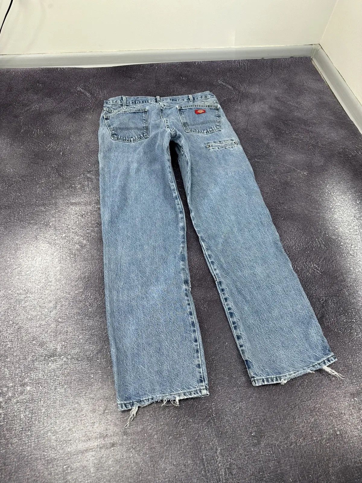 Dickies × Vintage Vintage Dickies Double Knee Denim Light Blue Work Hype Jeans Size US 36 / EU 52 - 3 Thumbnail