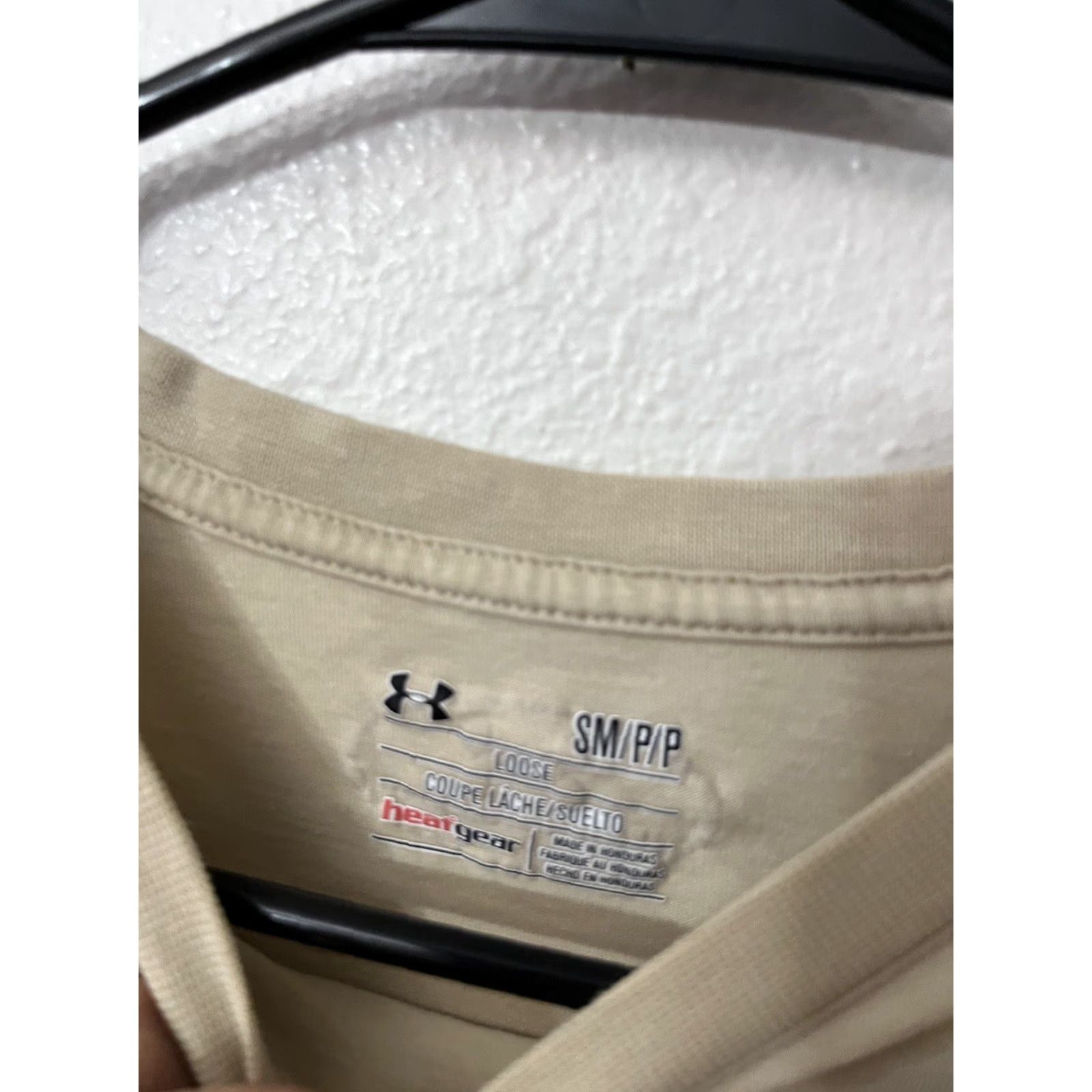 Under Armour Under Armour Men T-Shirt Small Beige Logo HeatGear Ridge Reaper Loose Fit Distre Size US S / EU 44-46 / 1 - 4 Thumbnail