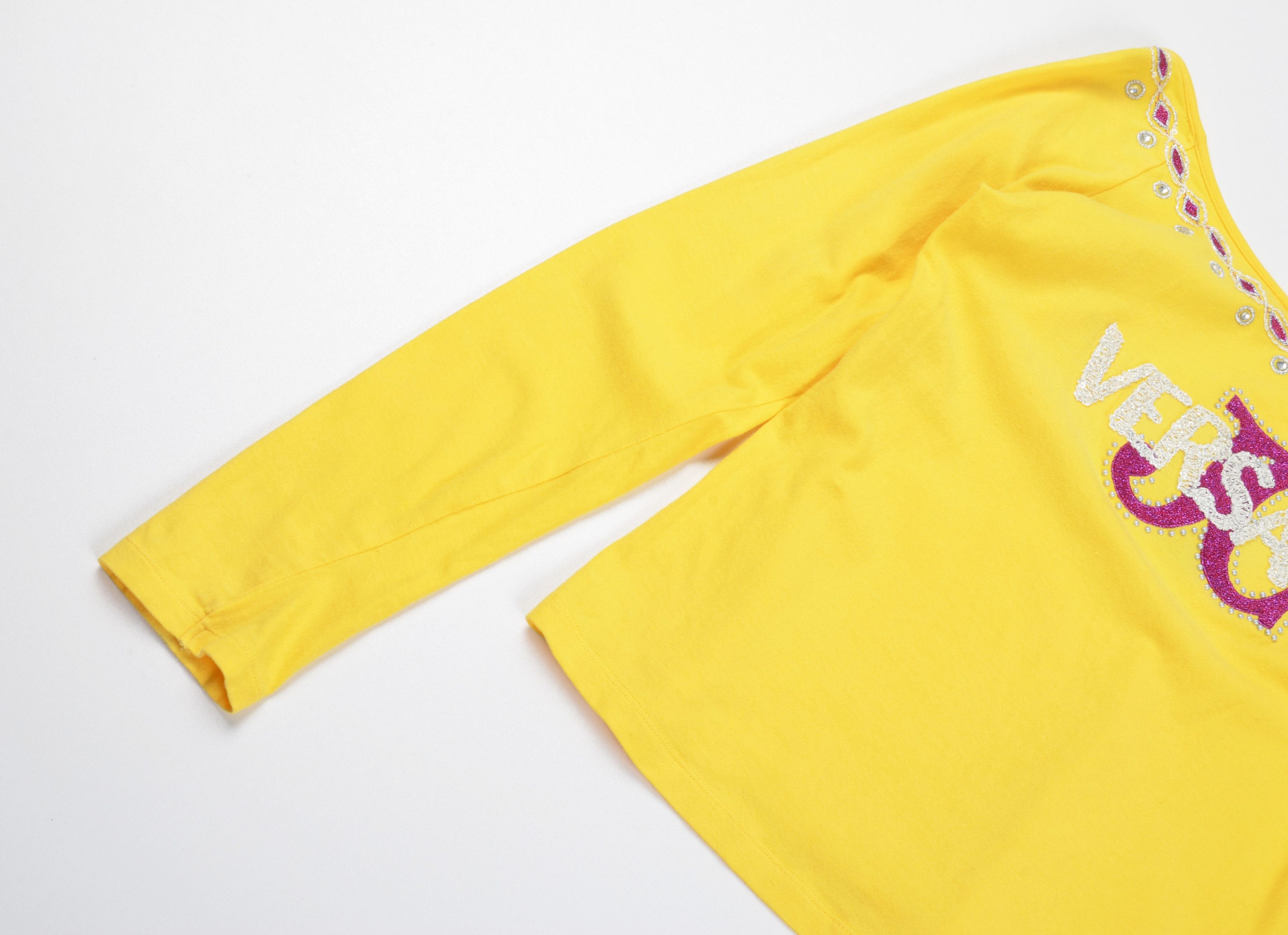 Versace Jeans Couture Vintage Versace Jeans Couture Y2K Logo Embroidered Top Size M / US 6-8 / IT 42-44 - 6 Thumbnail