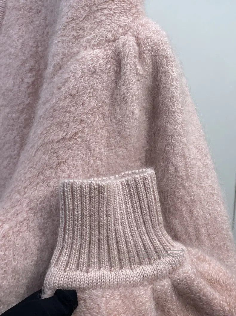 Fendi Fendi Pink Mohair Cardigan Size XS / US 0-2 / IT 36-38 - 5 Thumbnail