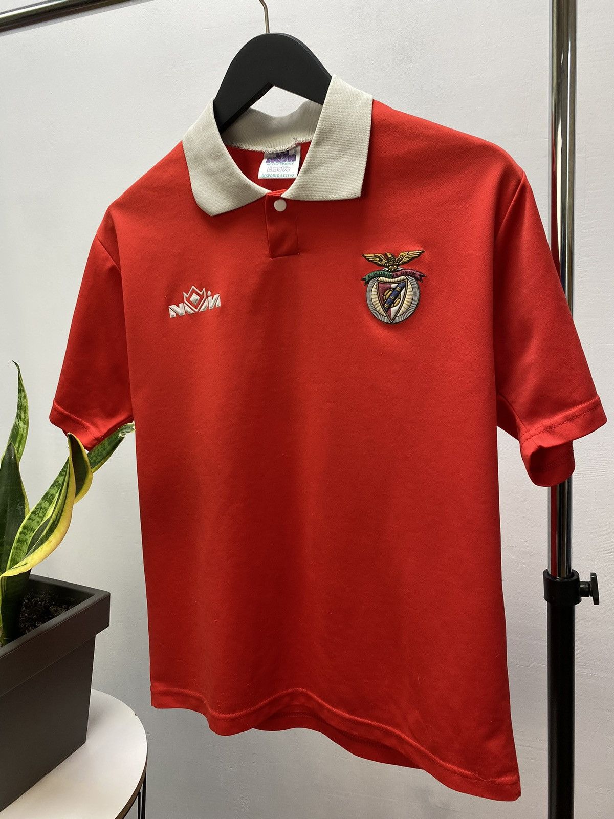 Vintage Vintage #8 Benfica Soccer Jersey Football Shirt Rare M Size US M / EU 48-50 / 2 - 2 Thumbnail