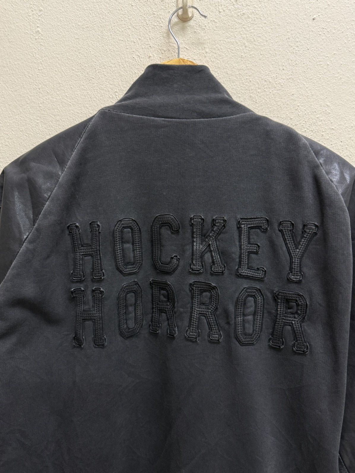 Dsquared2 Ds Quared 2 Horror Hcokey Sleeve Leather Bomber Jacket Size US M / EU 48-50 / 2 - 25 Thumbnail