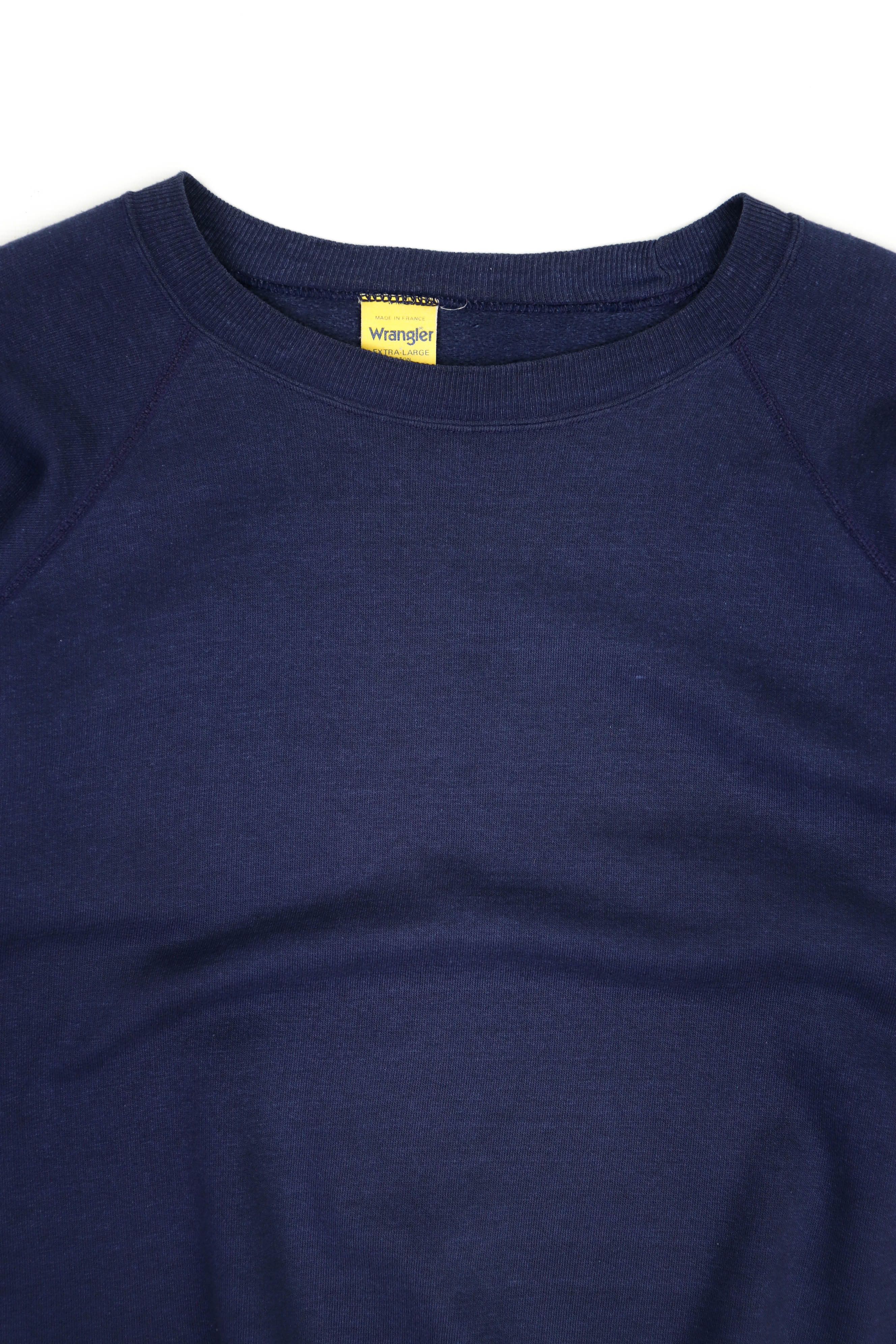 Wrangler Wrangler Vintage Made in France Sun Faded Crewnck Sweatshirt Size US XL / EU 56 / 4 - 3 Thumbnail