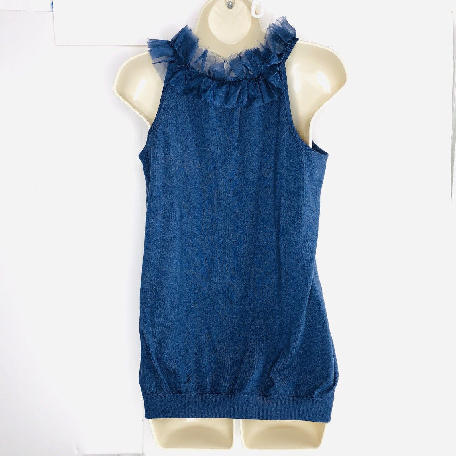 Other Conture Y2K Womens Halter Top Blouse Shirt XS Teal Blue Size XS / US 0-2 / IT 36-38 - 4 Thumbnail