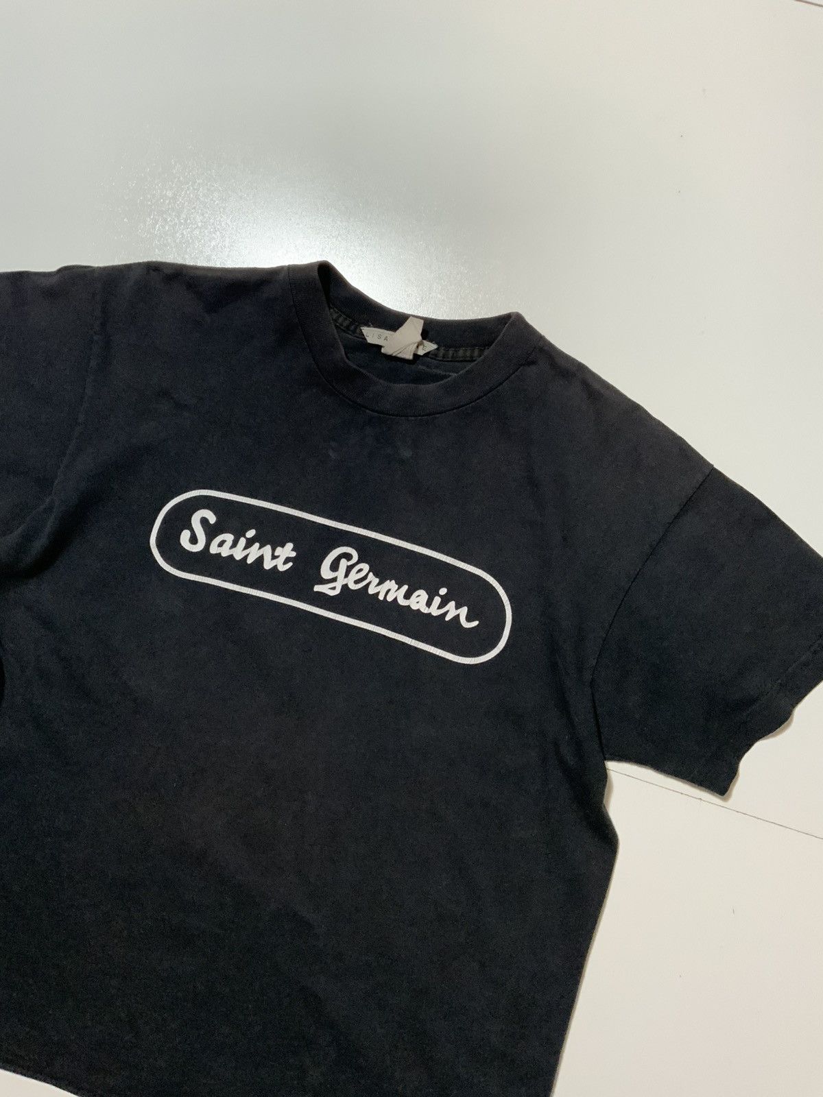 Vintage Vintage 90s Lisa Deane Saint Germain Faded Graphic T-Shirt Size US L / EU 52-54 / 3 - 4 Thumbnail