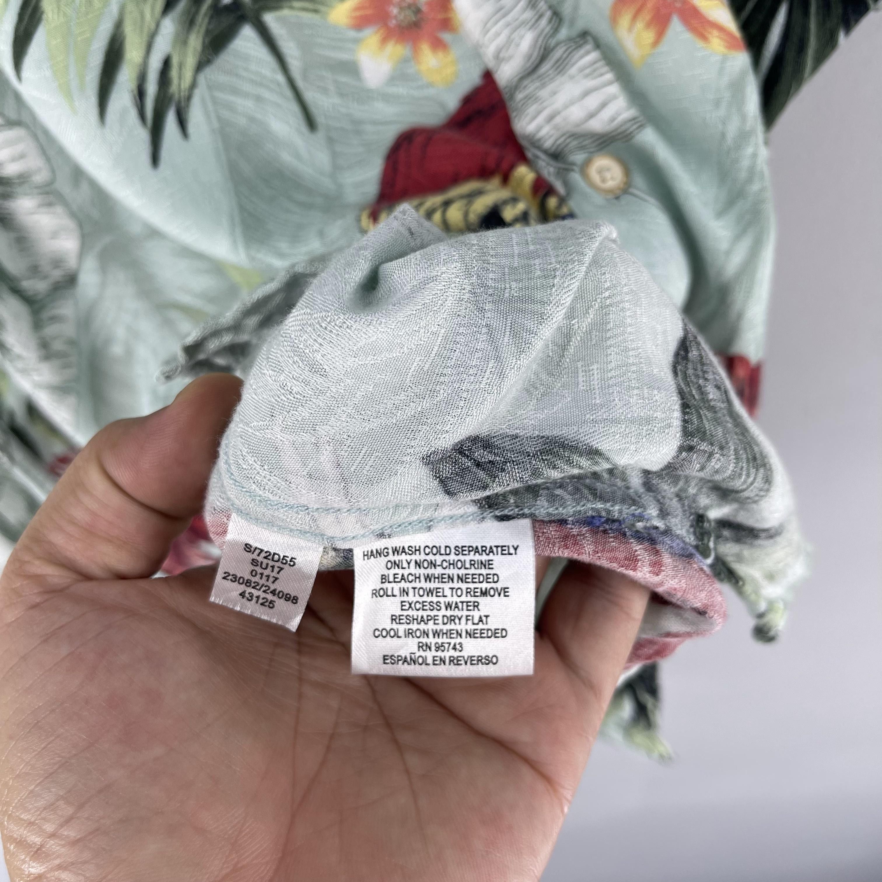 Vintage Vintage Hawaii Aloha Tropical Floral Parrot Motive Shirt Size US XXL / EU 58 / 5 - 7 Thumbnail