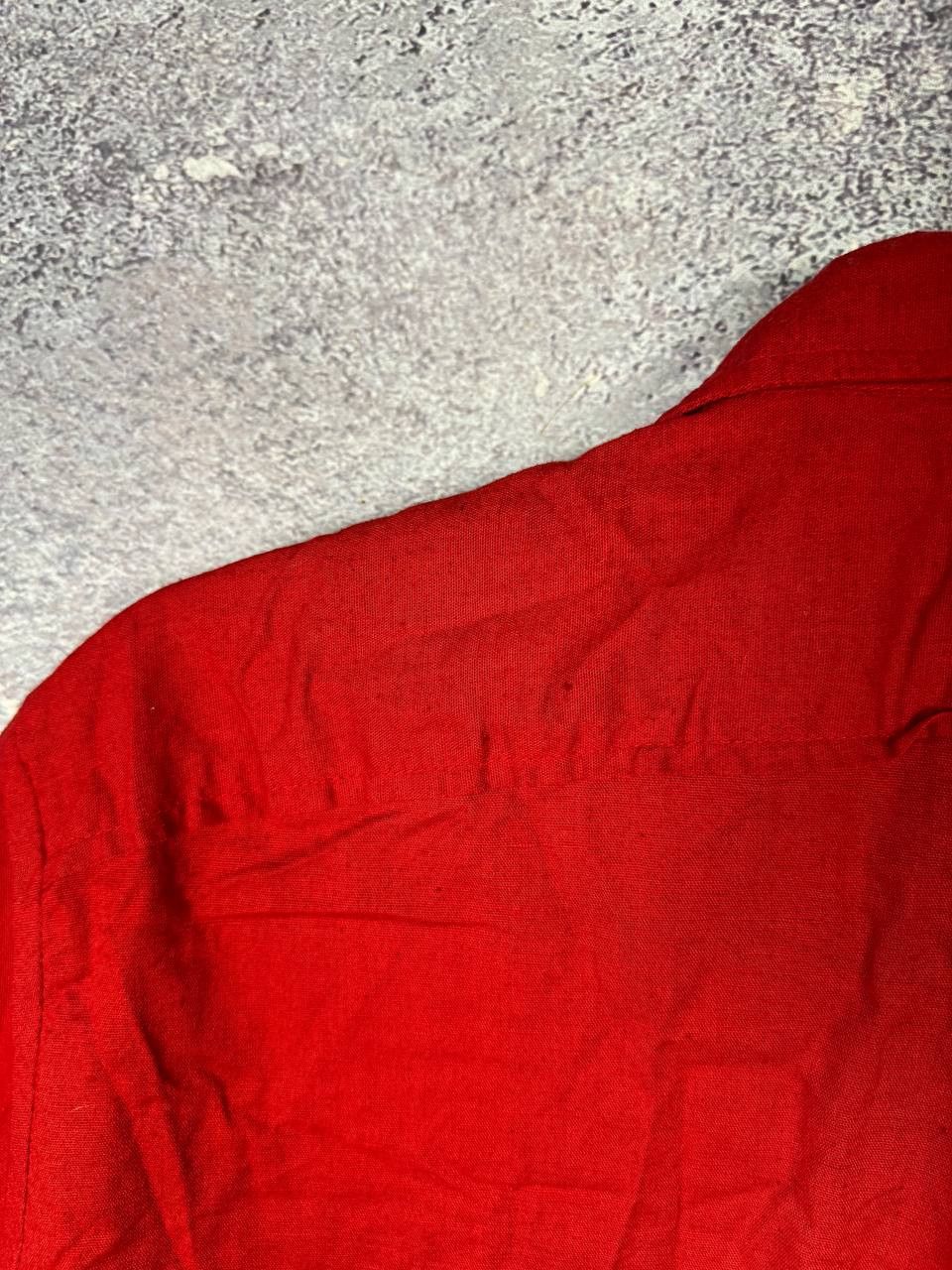 Diesel × Vintage Vintage Diesel Linen Shirt Short Sleeve Red y2k Small Size US S / EU 44-46 / 1 - 13 Thumbnail