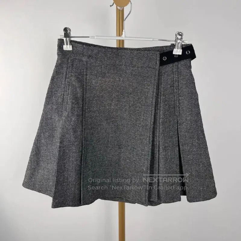 Dior Dior Grey Cotton Women's Skirt . Size 22" - 2 Thumbnail