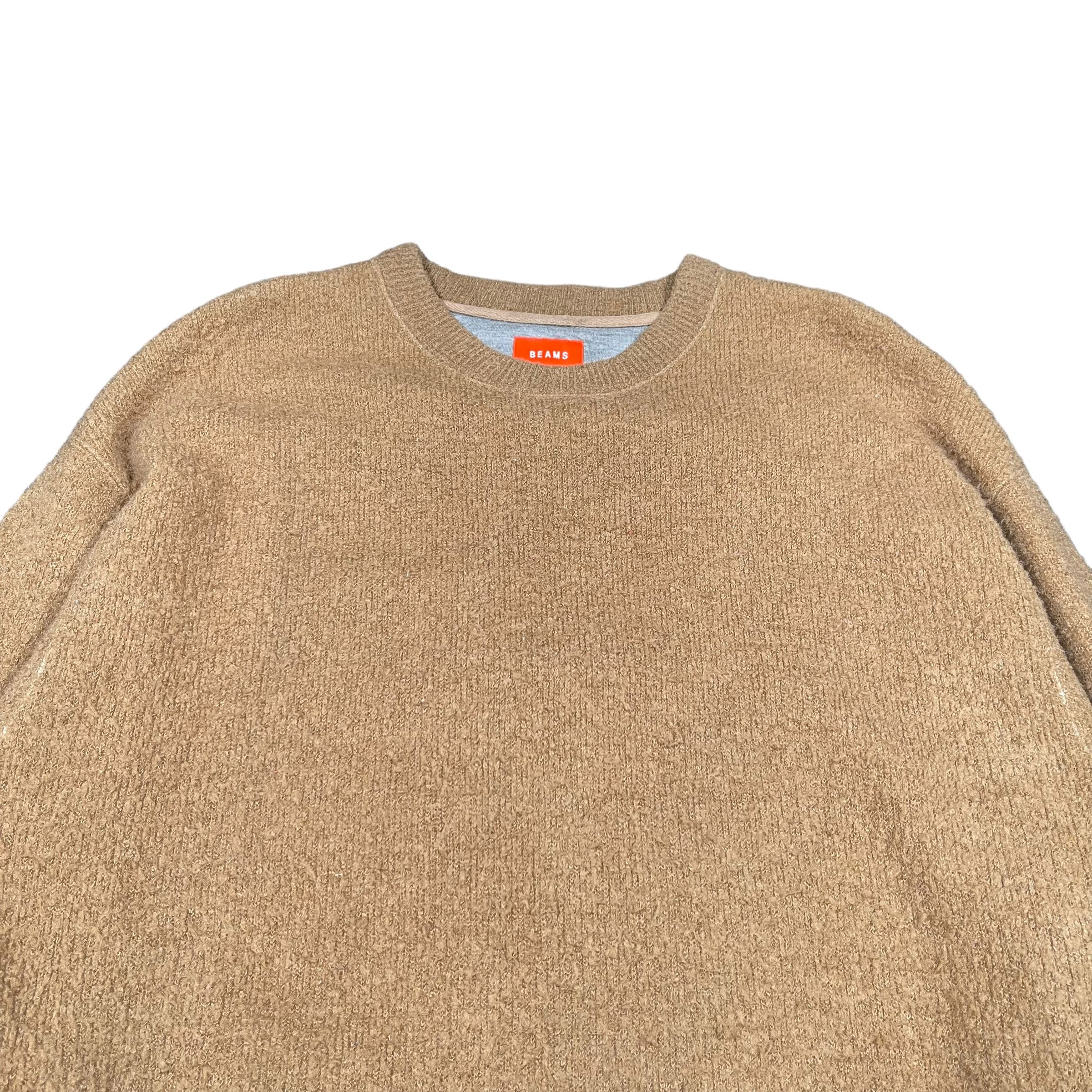 Beams Plus × Beauty Beast Beams Oversize Mohair Textured Sweater Size US XL / EU 56 / 4 - 4 Thumbnail