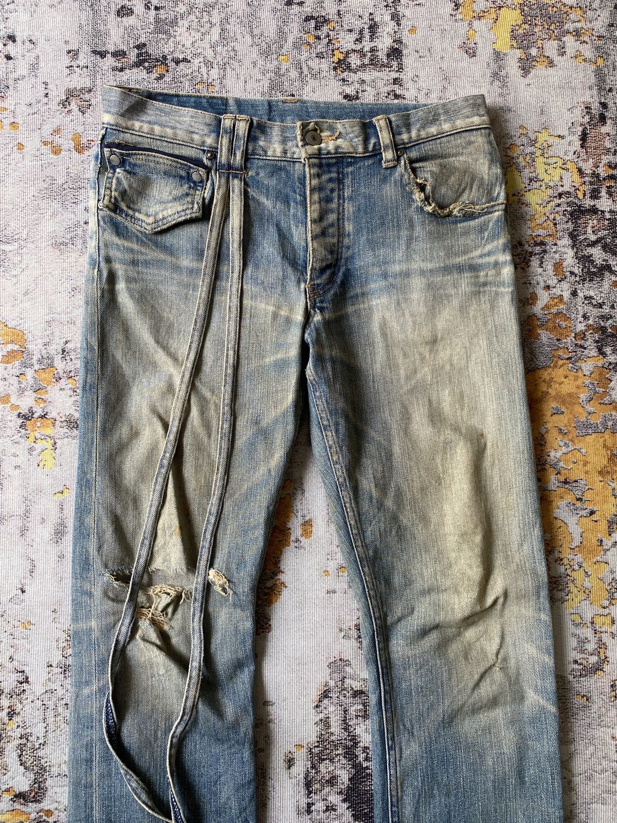 Japanese Brand Tokyo Ripper Rusty Distressed Denim Size US 30 / EU 46 - 3 Thumbnail